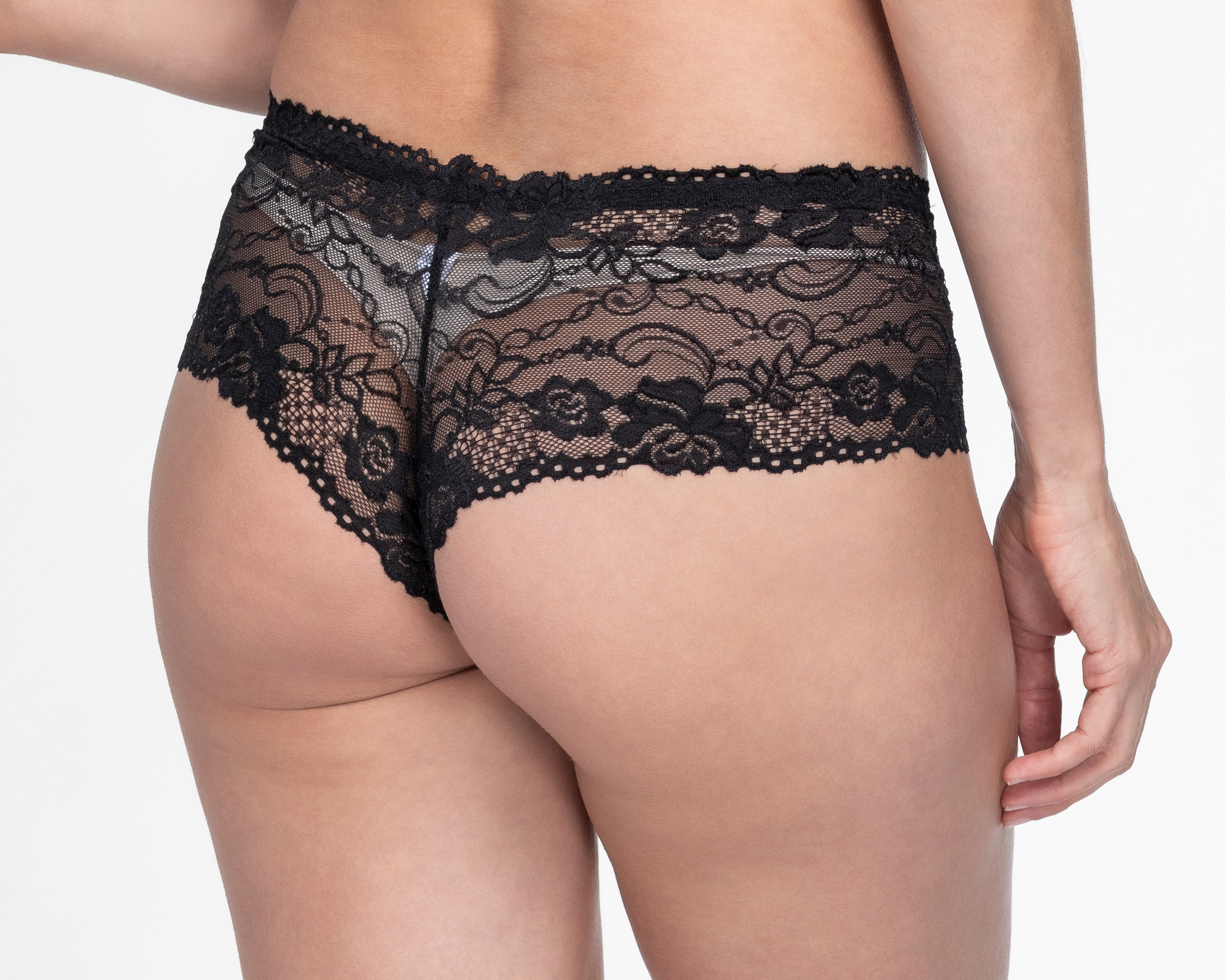Foto 4 pulgar | Foto 3 | Bóxer de Encaje Prima Valentina para Mujer 3 Piezas