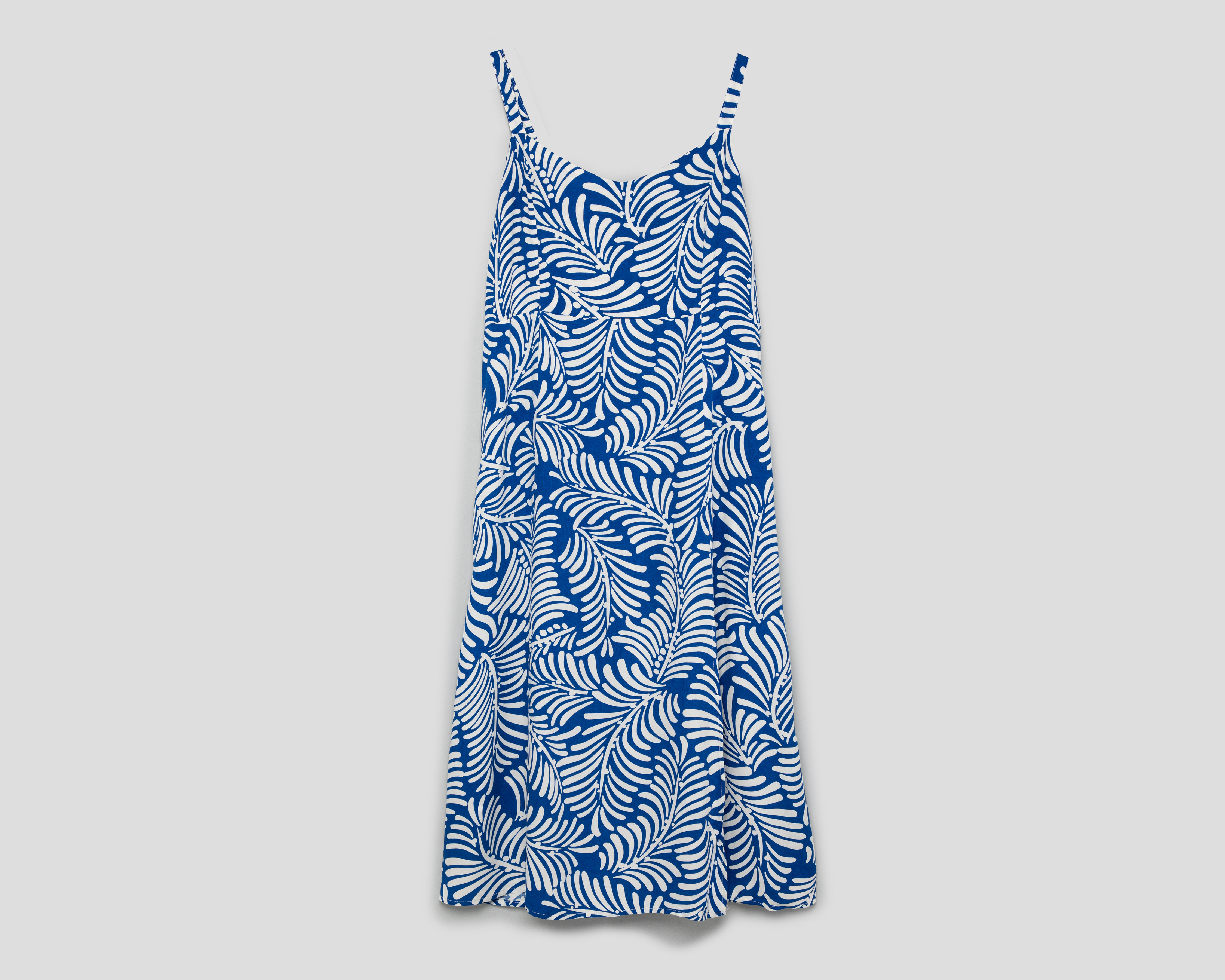 Vestido de Playa Sahara Azul de Tirantes para Mujer