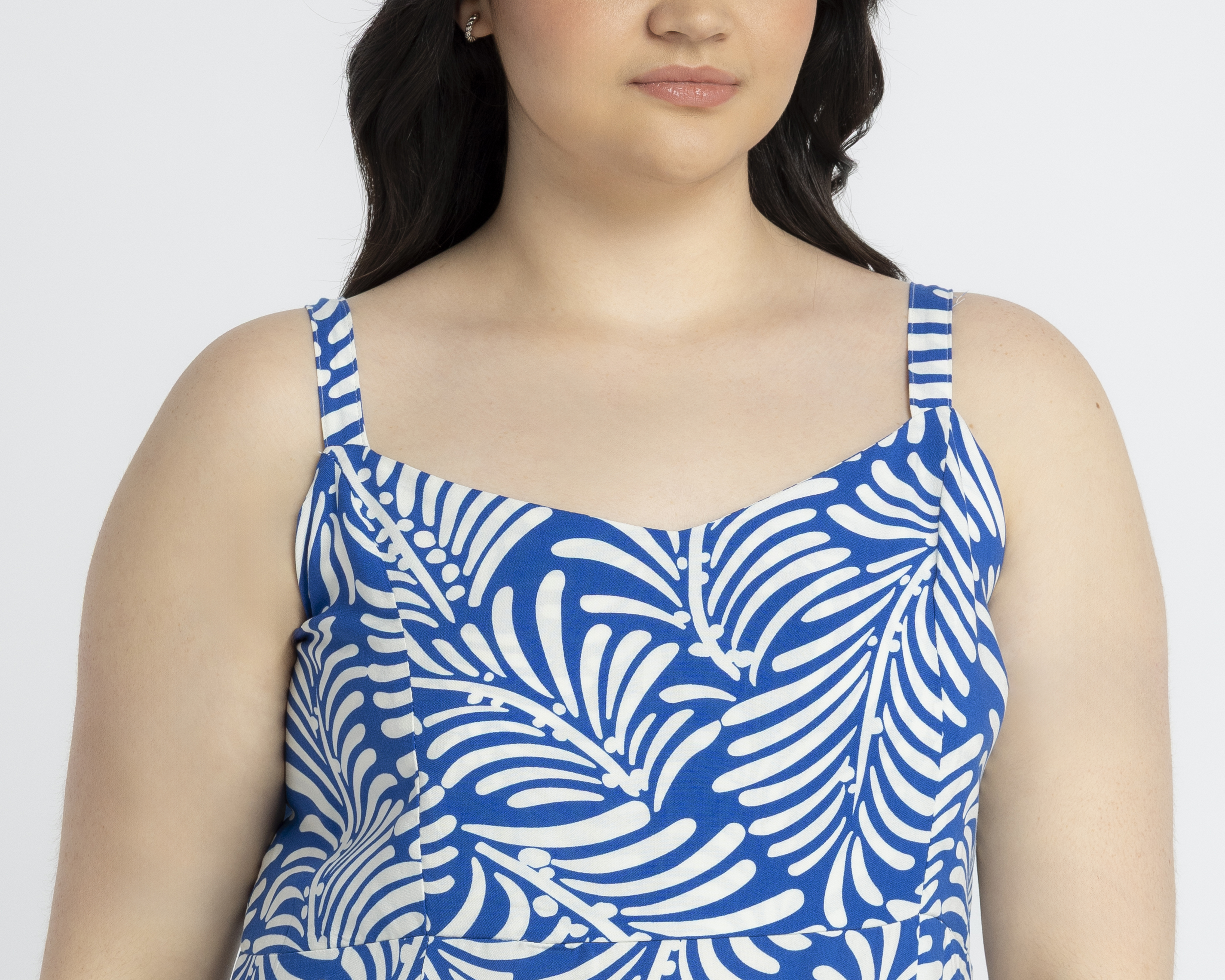 Foto 4 | Foto 4 | Vestido de Playa Sahara Azul de Tirantes para Mujer