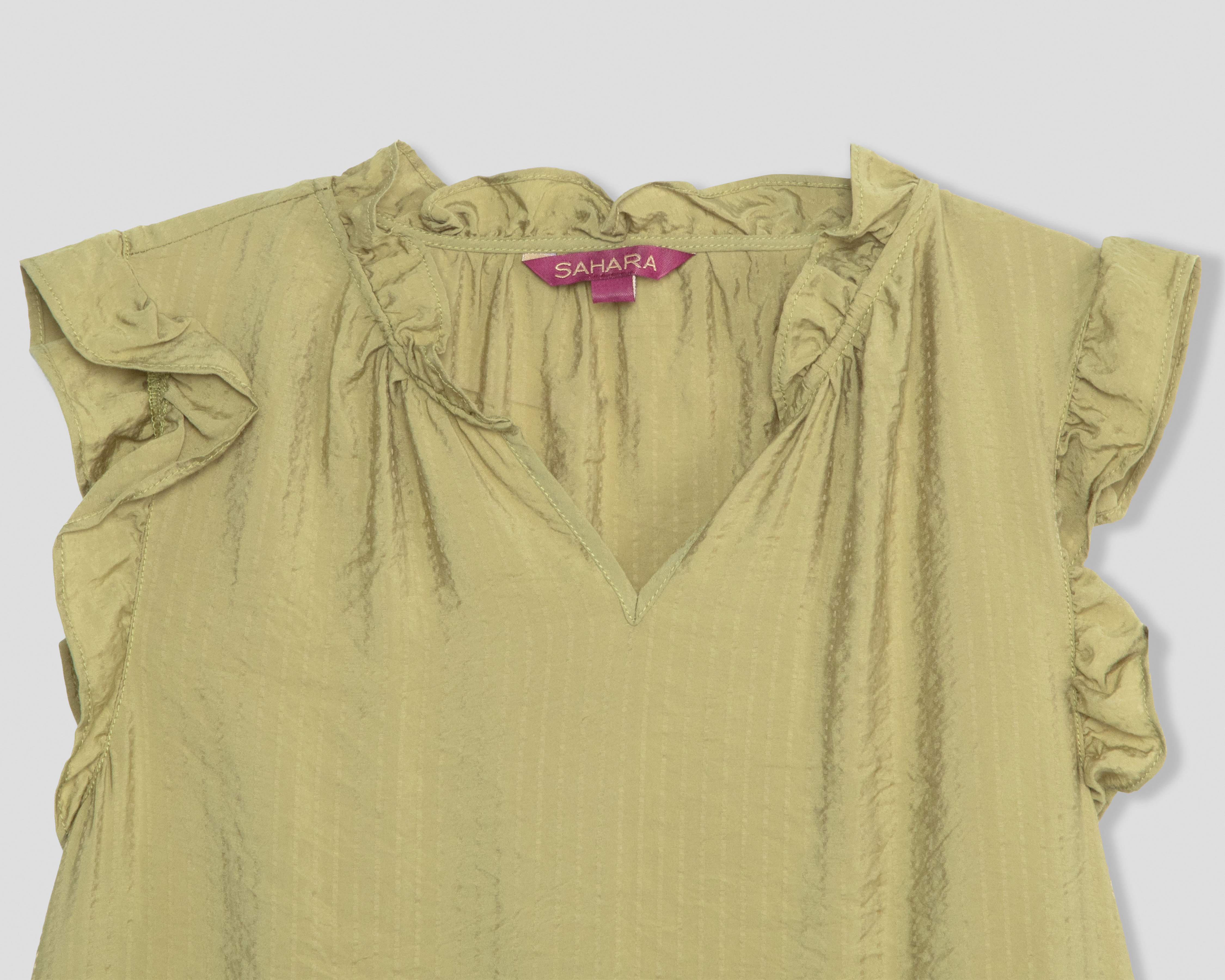 Foto 4 pulgar | Foto 3 | Blusa Verde Sahara para Mujer