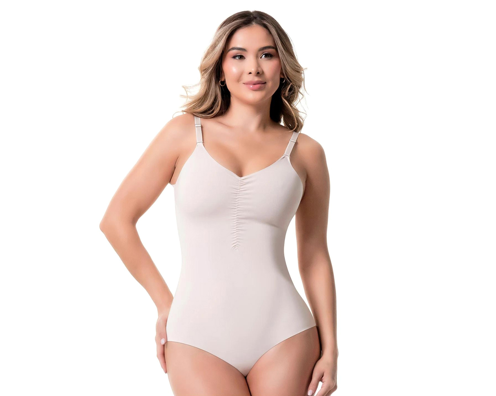 Faja Colombiana Body Panty con Copa de Compresión Media