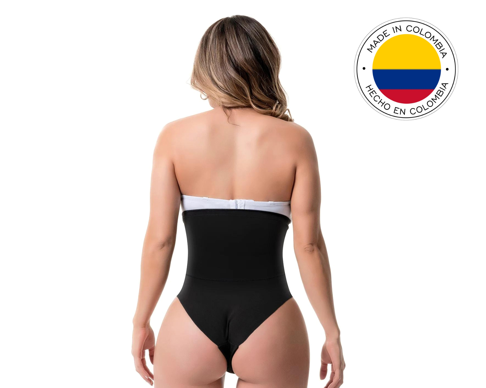 Foto 4 pulgar | Foto 3 | Faja Colombiana Duo Panty Media Compresión Talle Alto