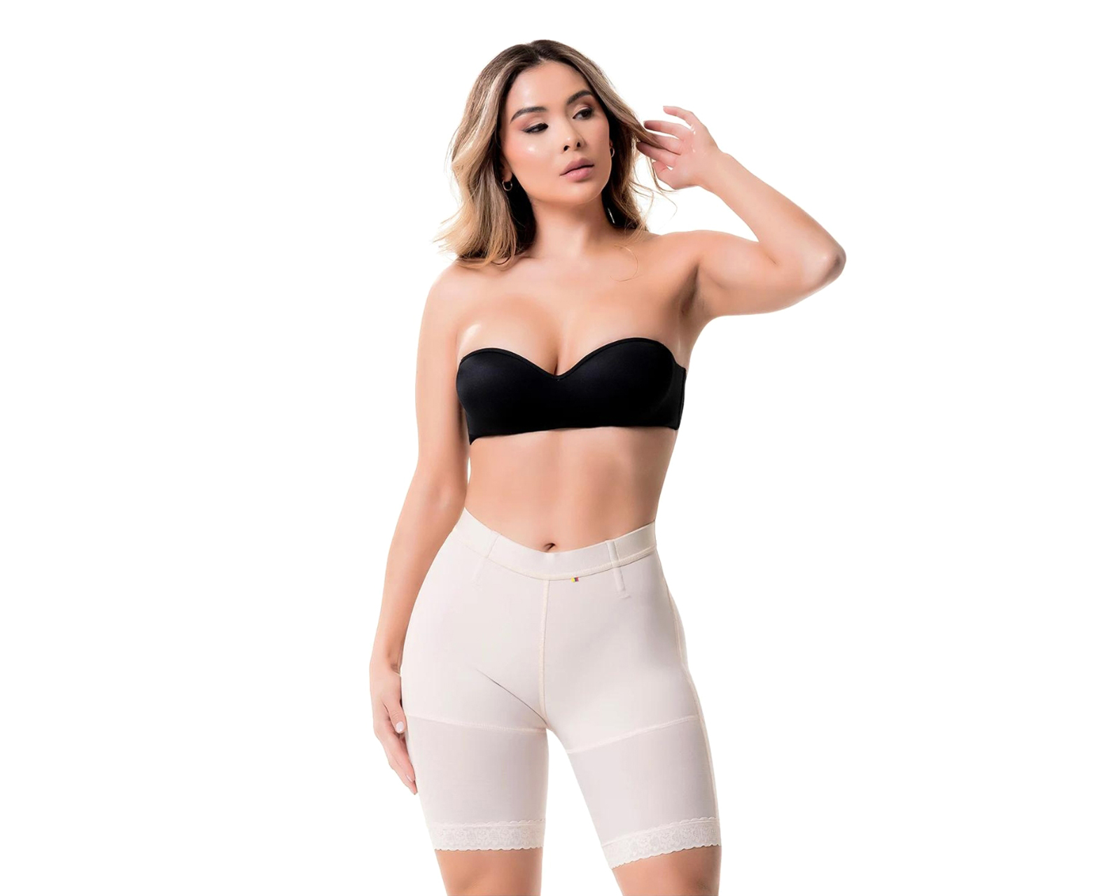 Faja Colombiana Short Levanta Glúteos Compresión Fuerte