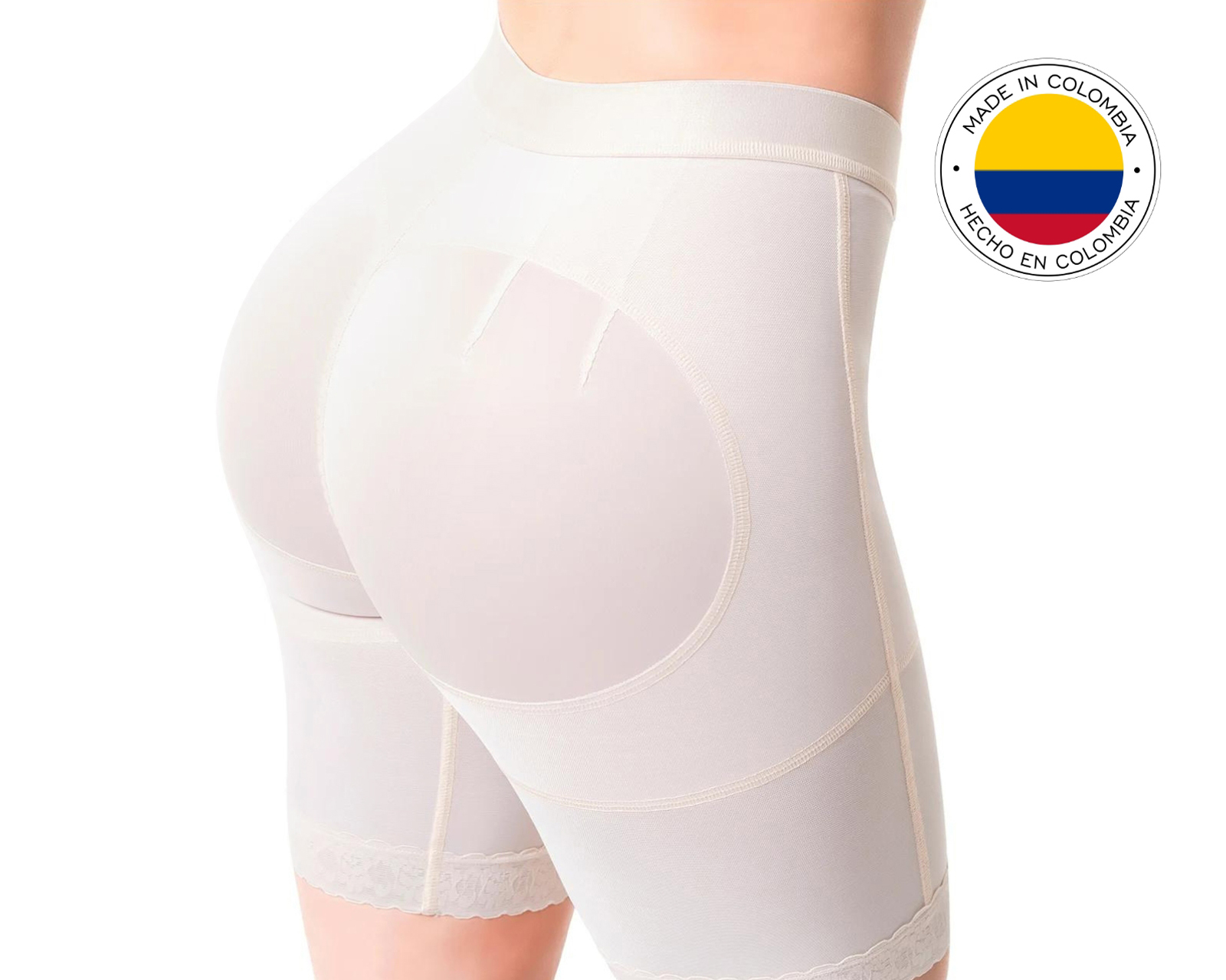 Foto 4 | Foto 4 | Faja Colombiana Short Levanta Glúteos Compresión Fuerte