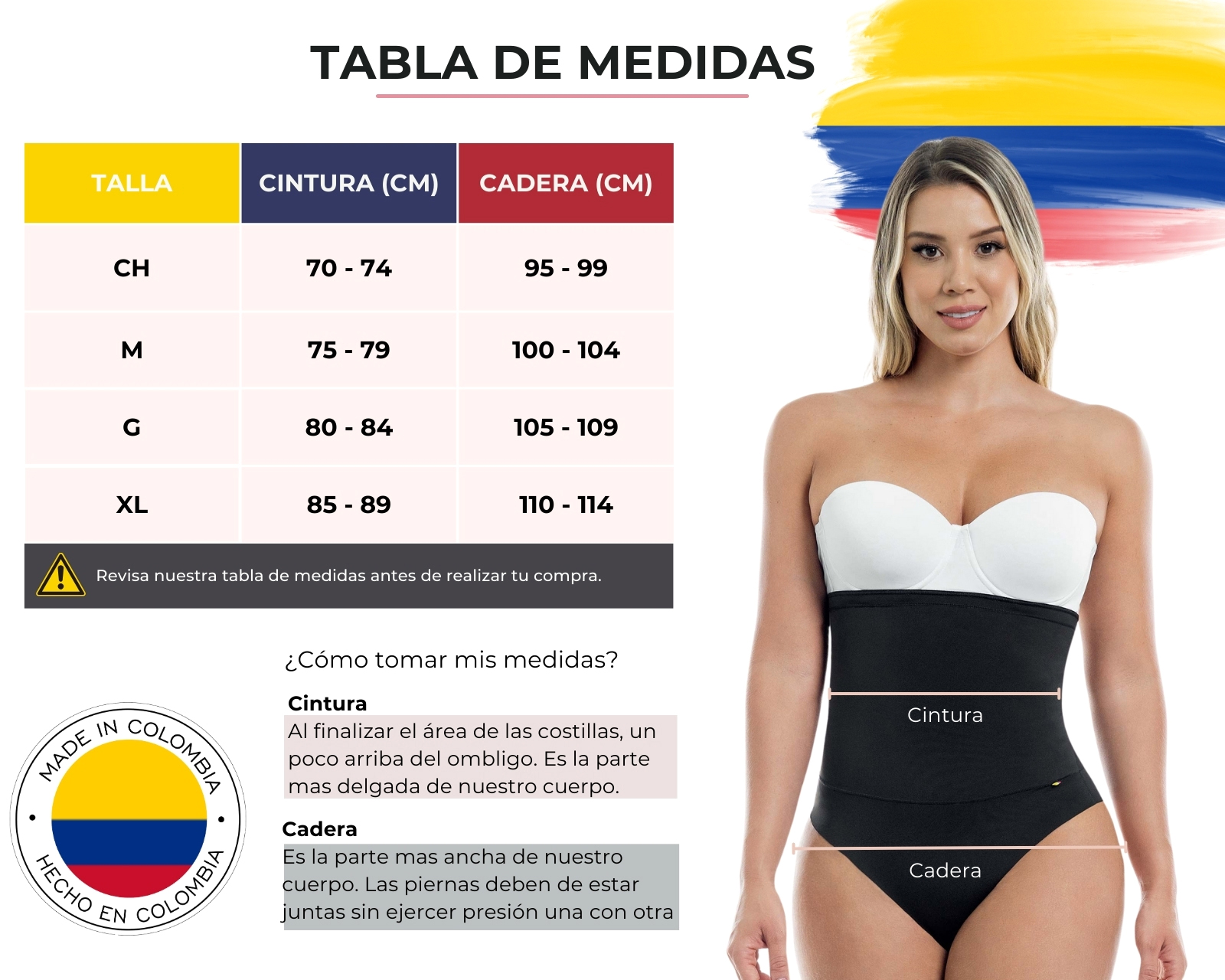 Foto 7 | Foto 7 | Faja Colombiana Short Levanta Glúteos Compresión Fuerte