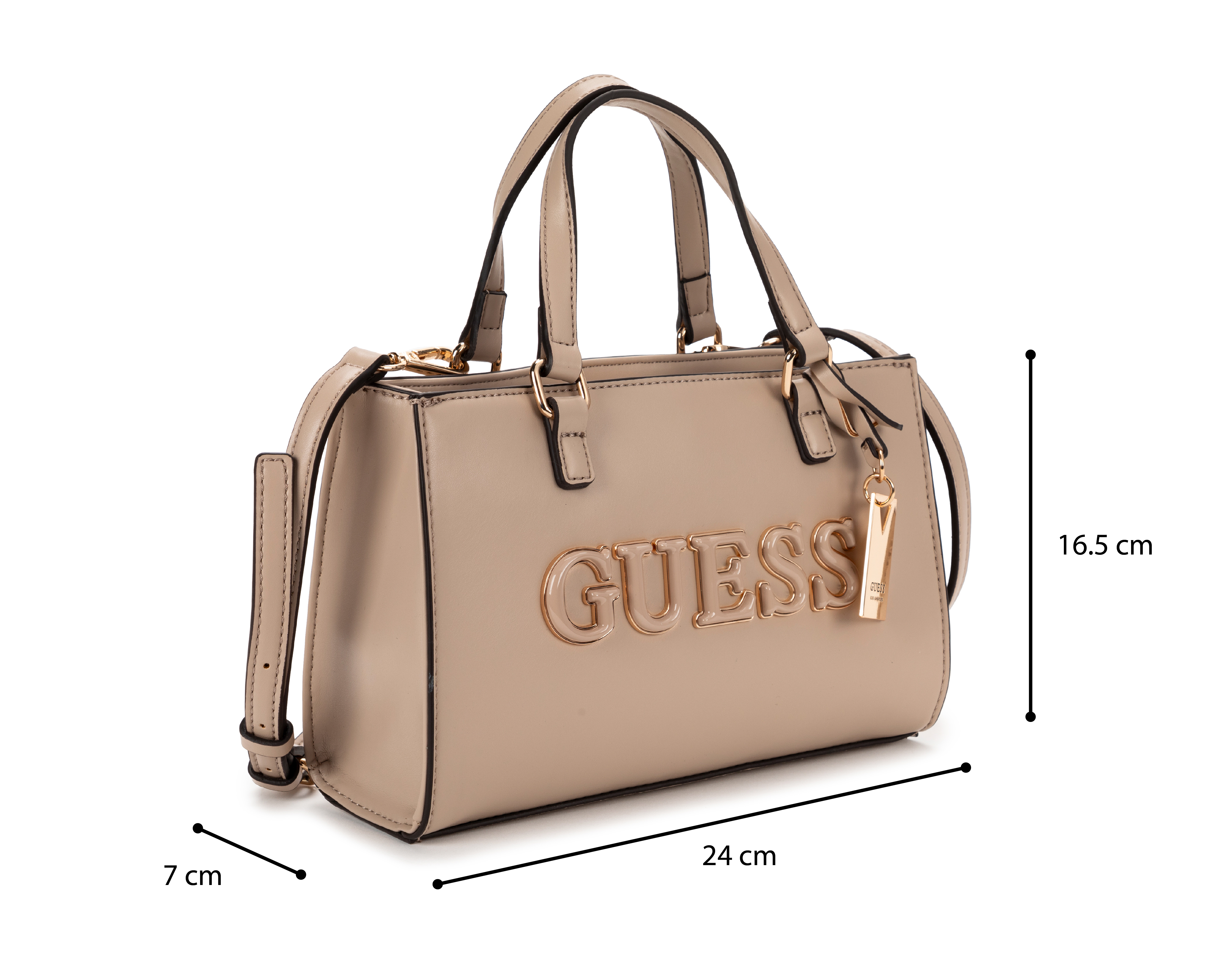 Foto 6 pulgar | Foto 5 | Bolsa de Hombro Guess Rosa