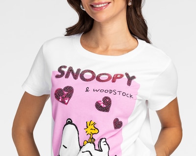 Foto 3 | Foto 3 | Playera Peanuts Estampada para Mujer