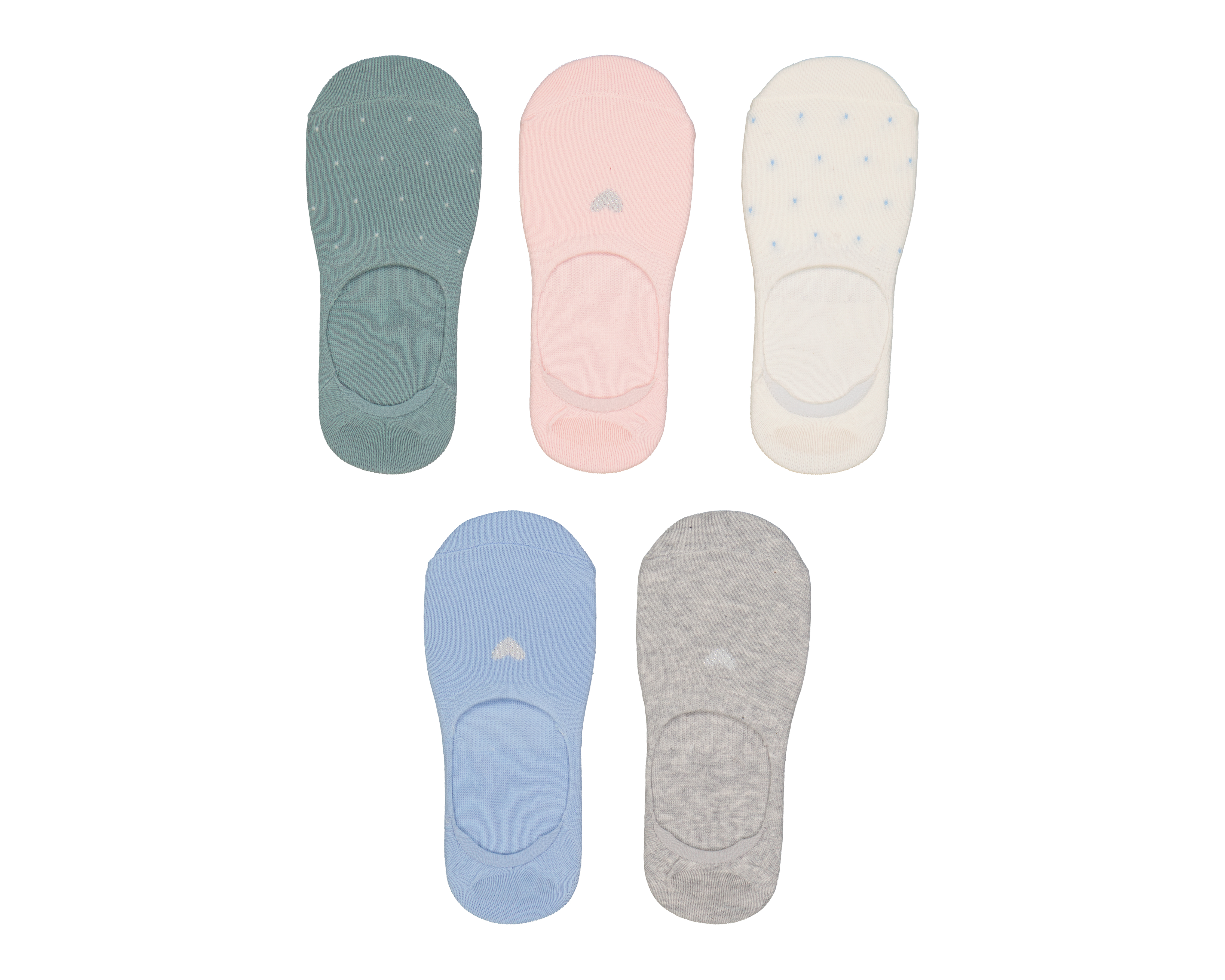 Calcetas Invisibles Lovest para Mujer 5 Pares