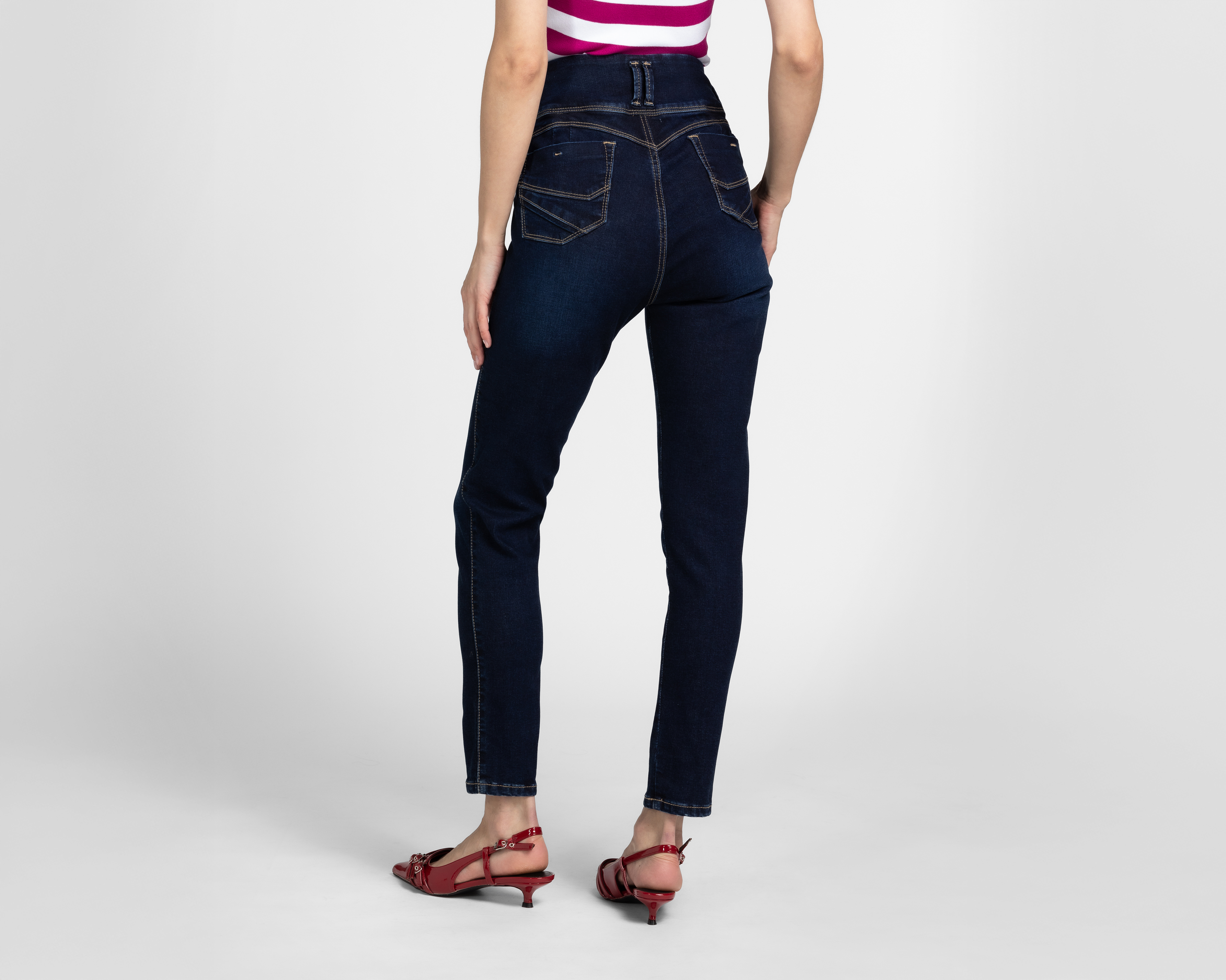 Foto 4 pulgar | Foto 3 | Jeans Skinny Sahara para Mujer