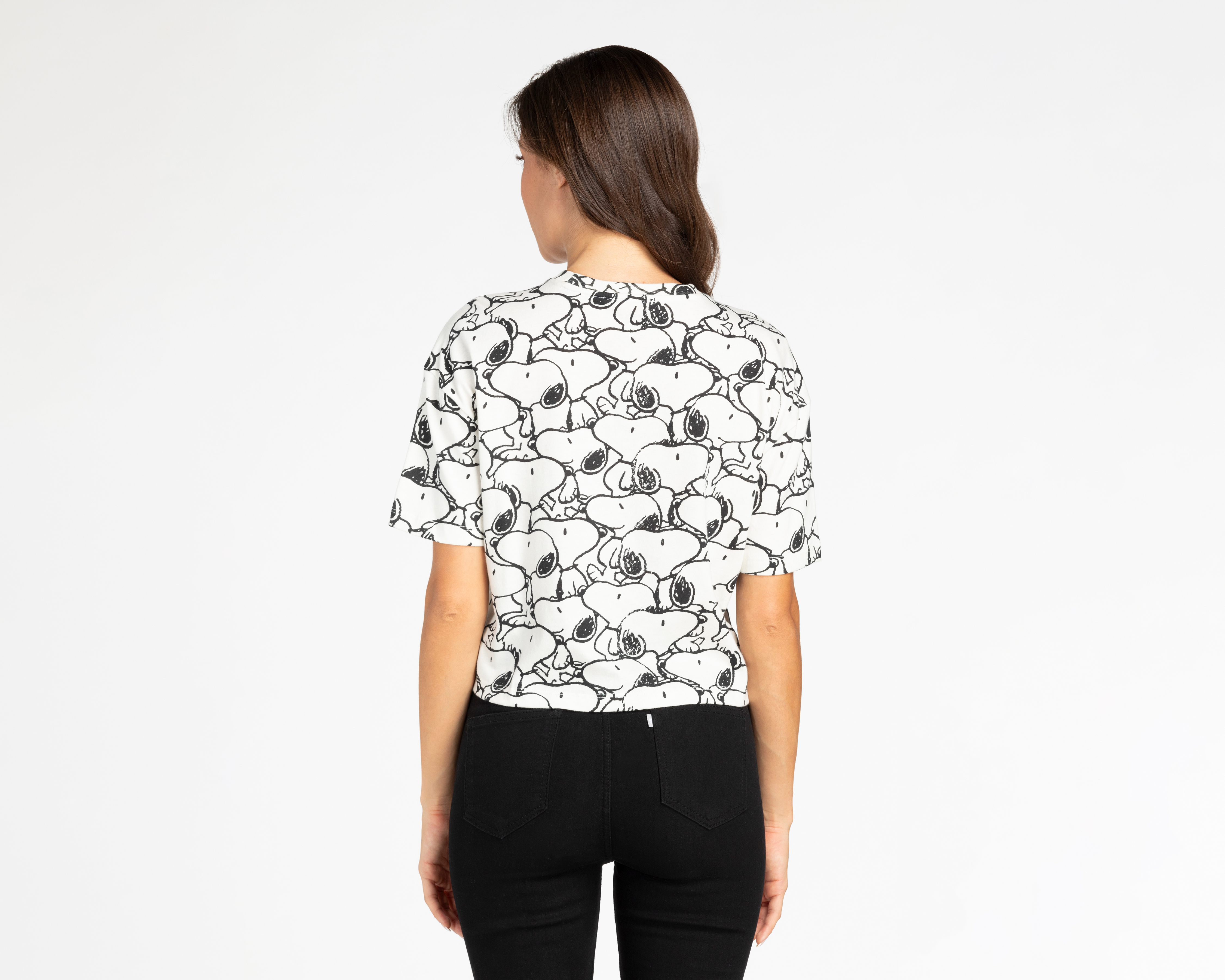 Foto 3 pulgar | Foto 2 | Playera Peanuts Manga Corta para Mujer