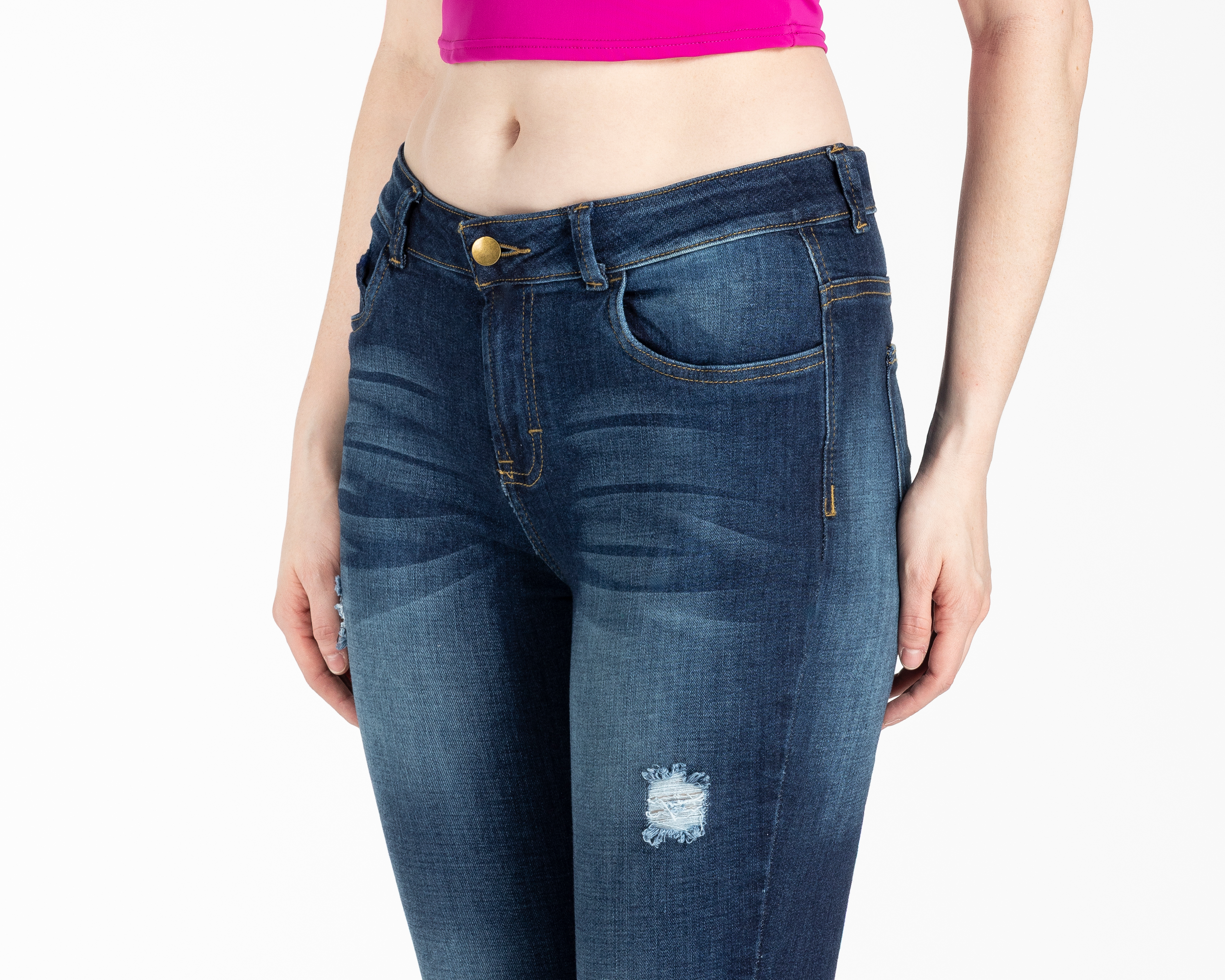 Foto 5 pulgar | Foto 4 | Jeans Skinny Refill para Mujer
