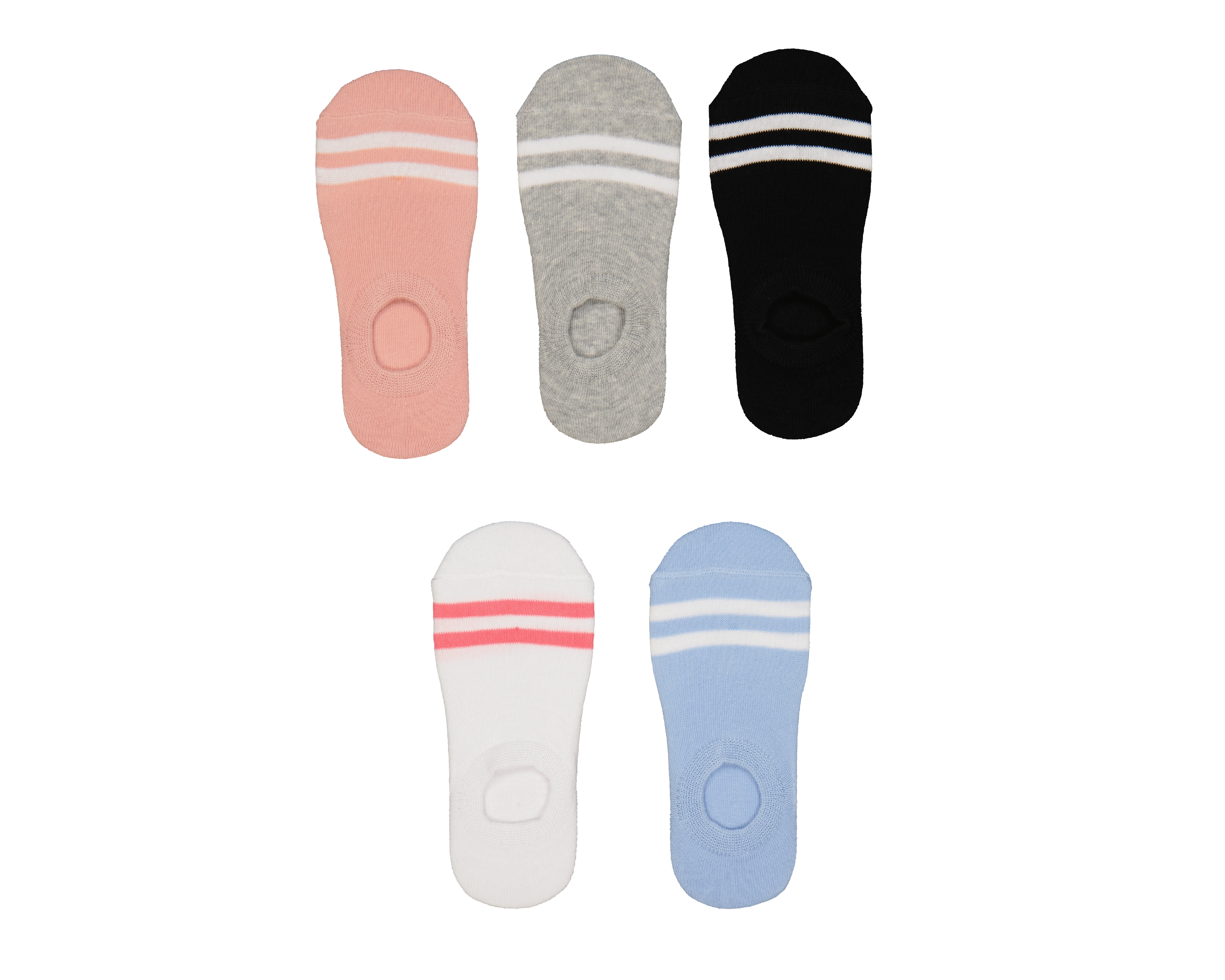 Foto 2 pulgar | Foto 1 | Calcetas Invisibles Lovest para Mujer 5 Pares