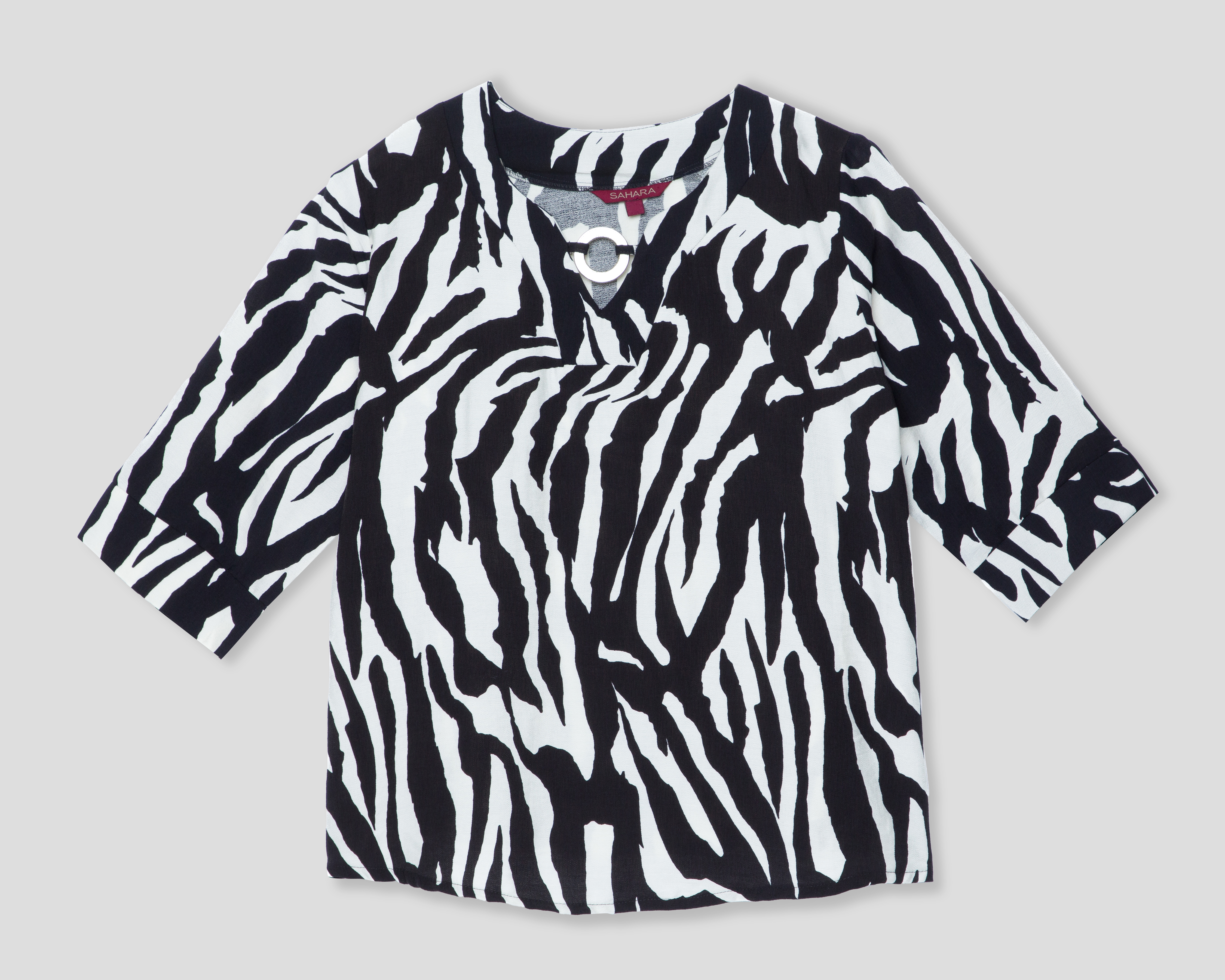 Blusa con Animal Print Sahara para Mujer