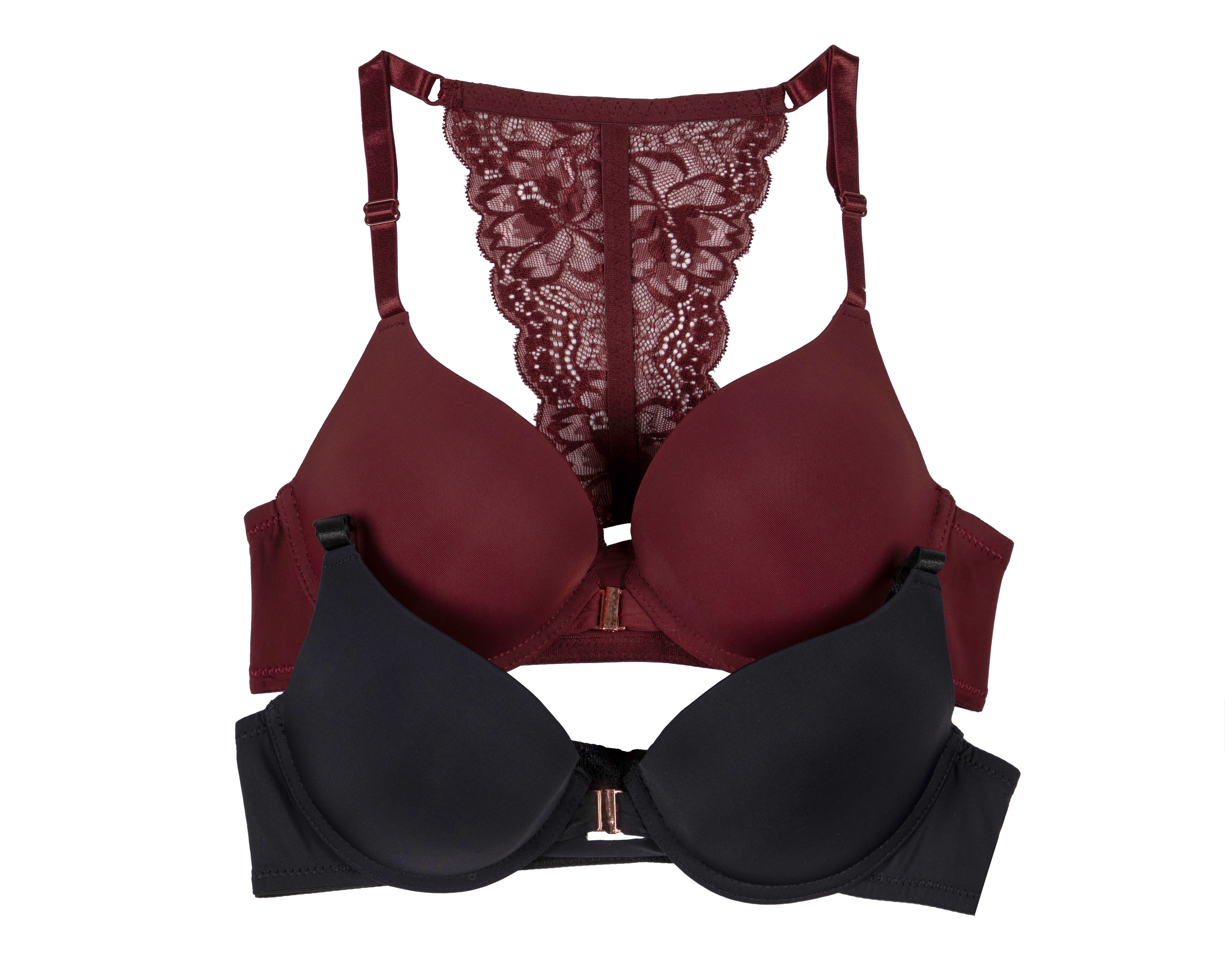 Brasier con Encaje Prima Valentina Push Up 2 Pack