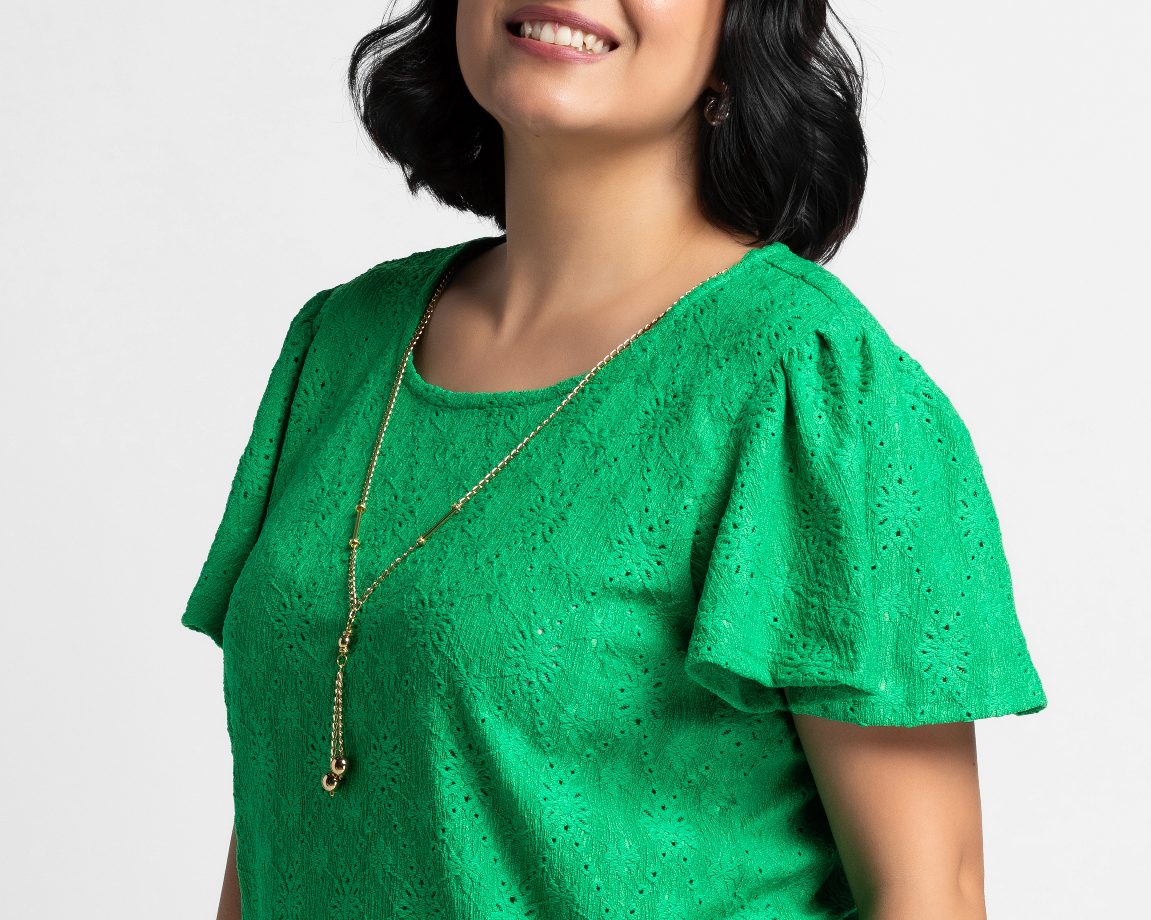 Foto 5 pulgar | Foto 4 | Blusa con Collar Lady Sun para Mujer