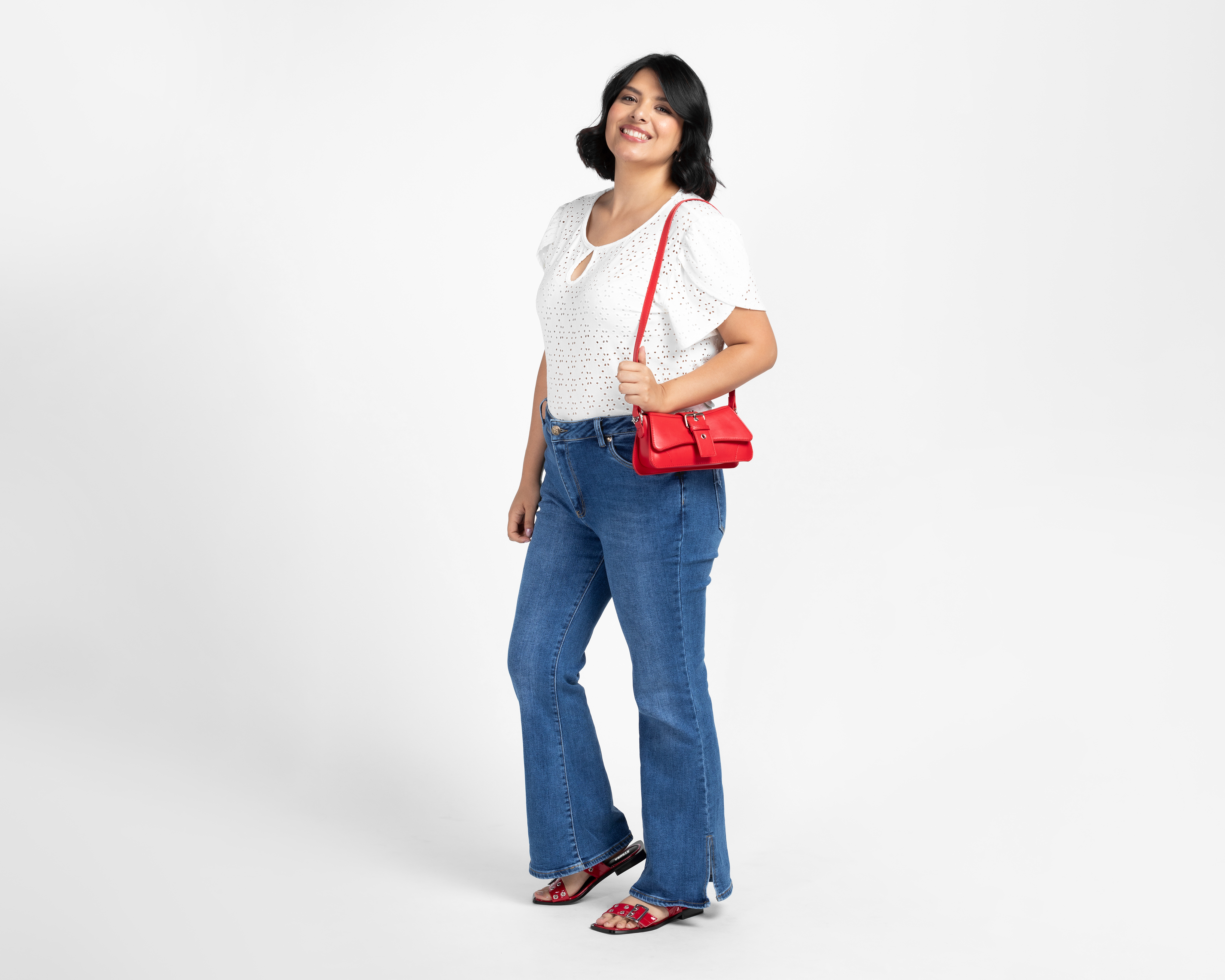 Foto 3 pulgar | Foto 2 | Blusa Manga Corta Lady Sun para Mujer