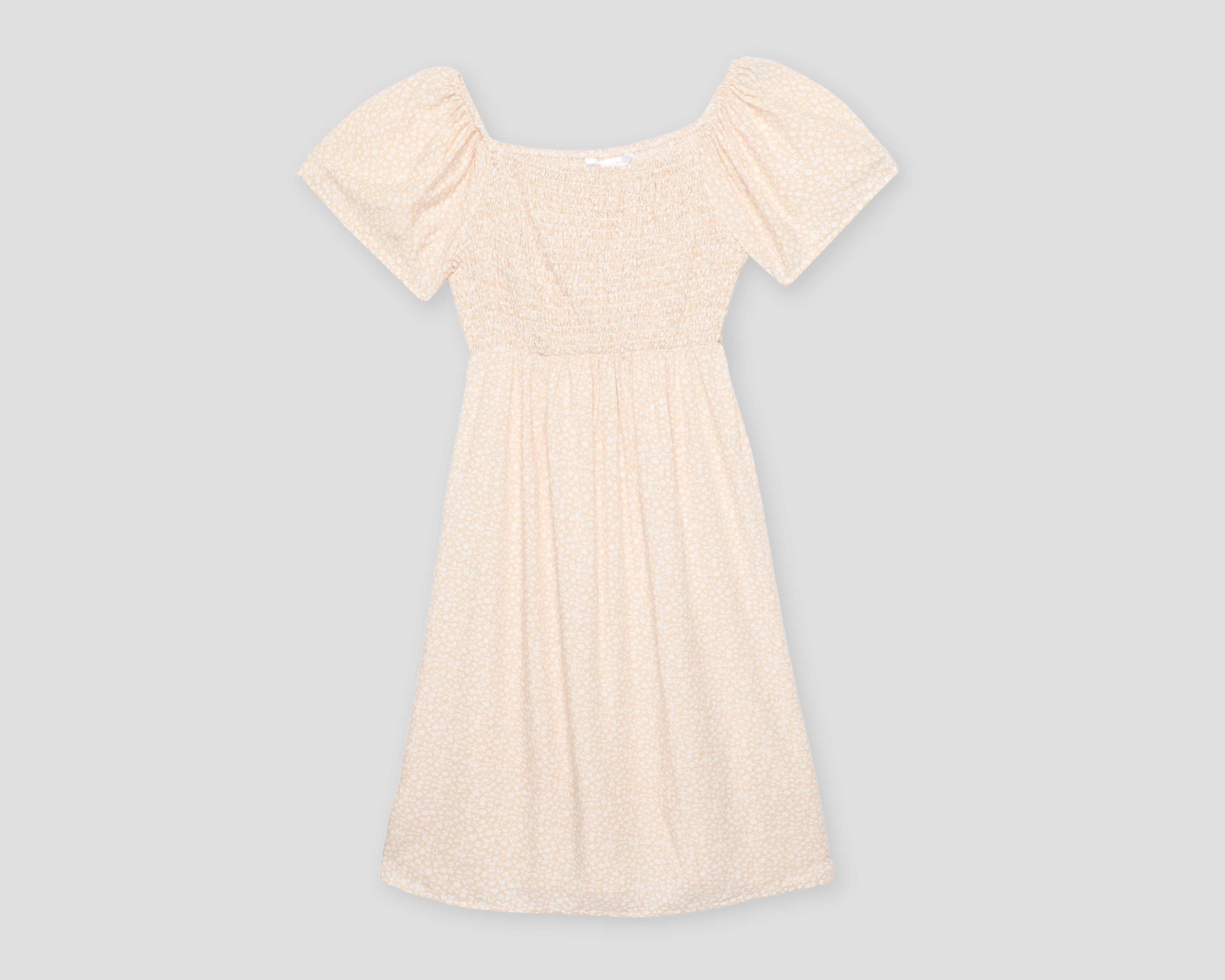 Foto 2 pulgar | Foto 1 | Vestido de Maternidad Beige Mamá Bella