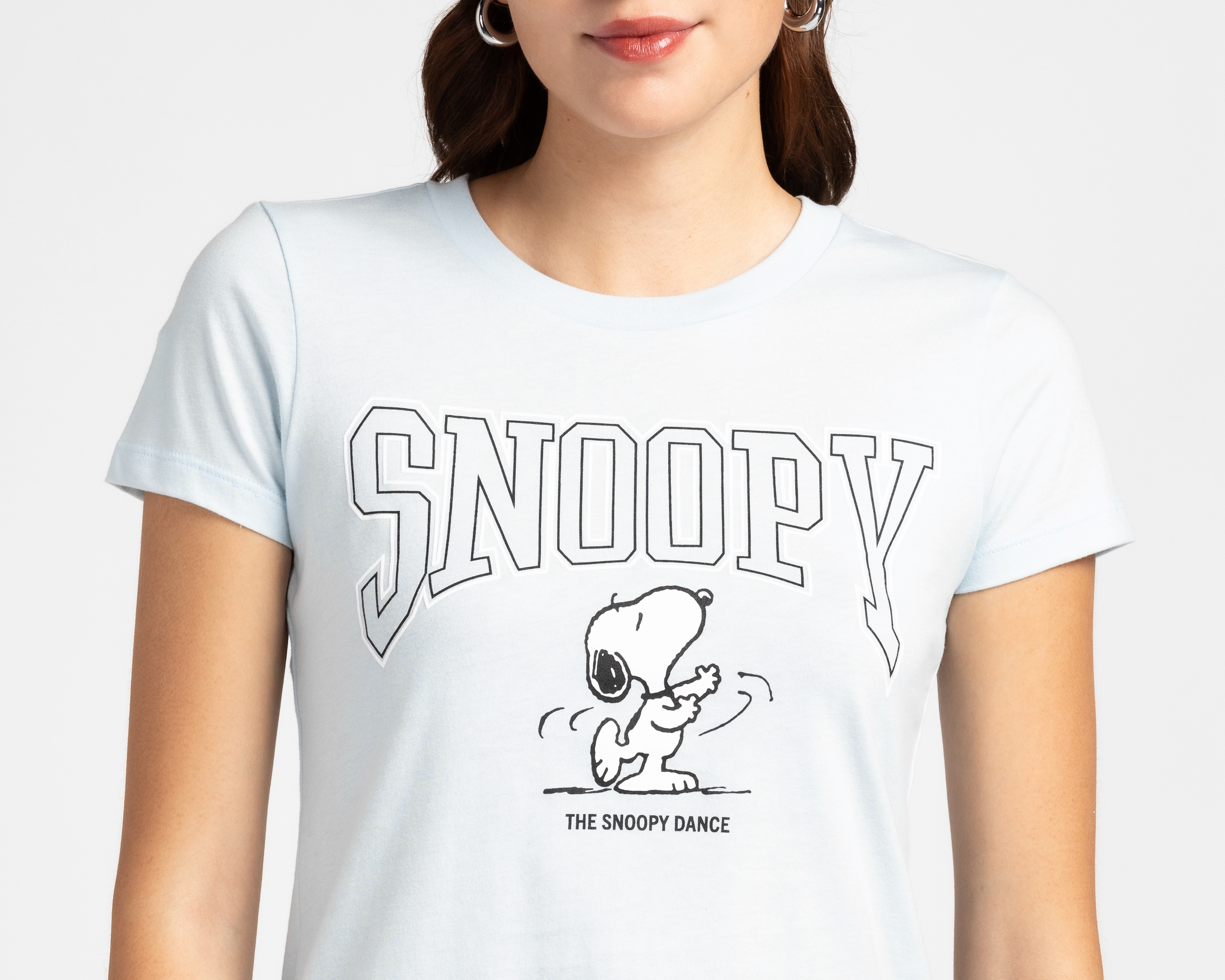 Foto 3 | Foto 3 | Playera Cuello Redondo Azul Peanuts Juvenil