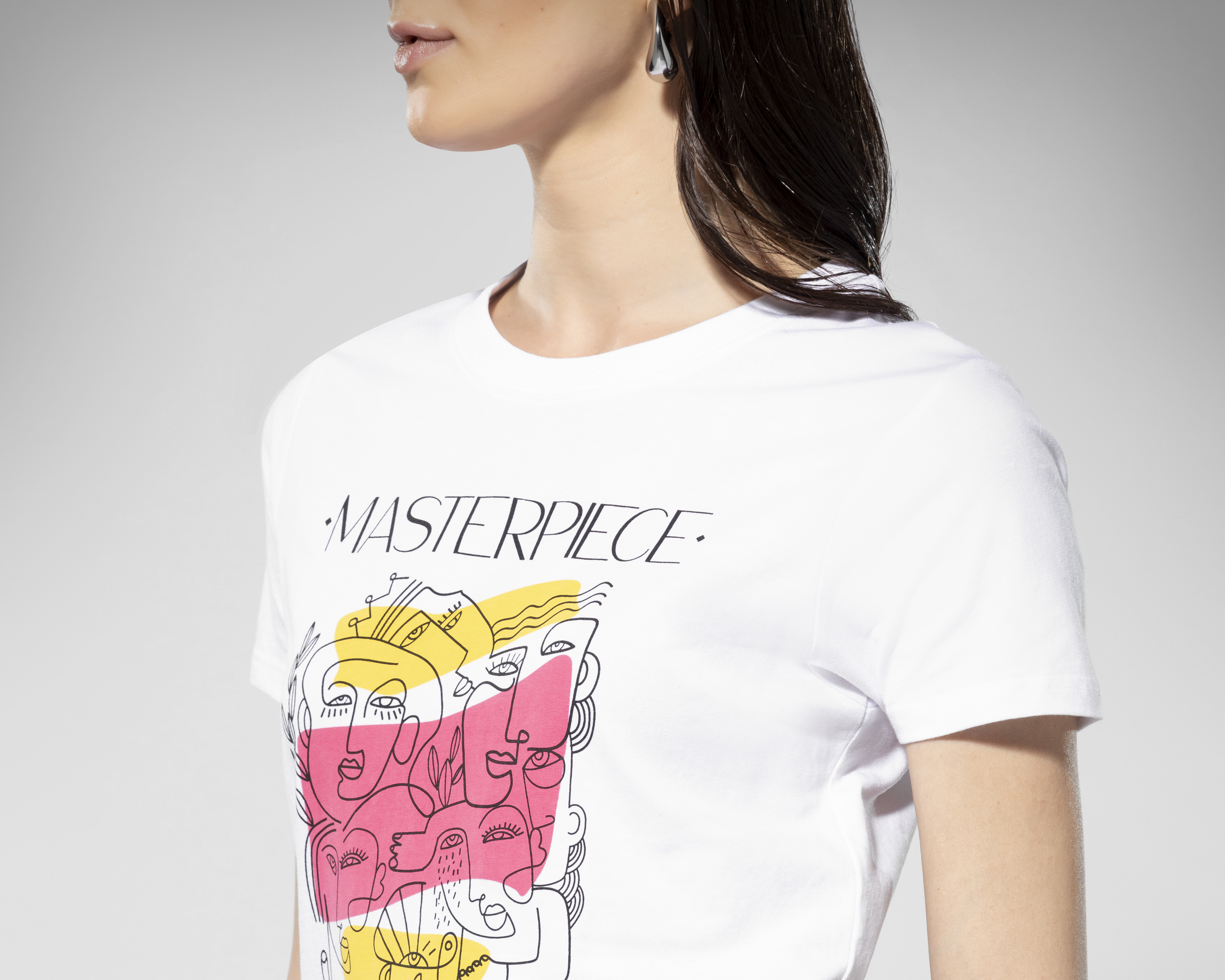 Foto 5 pulgar | Foto 4 | Playera Thinner Manga Corta con Estampado