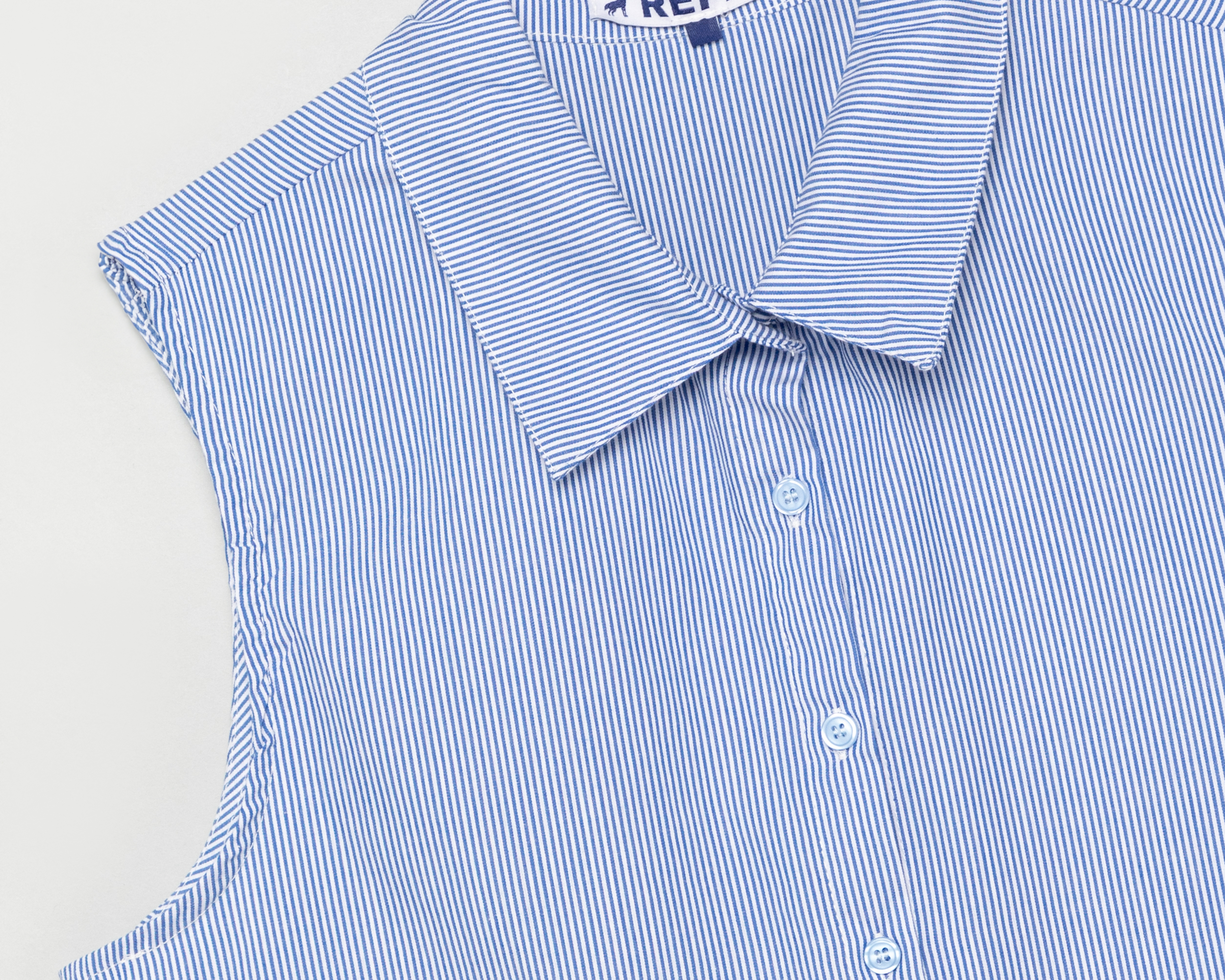 Foto 4 pulgar | Foto 3 | Blusa Azul Refill para Mujer