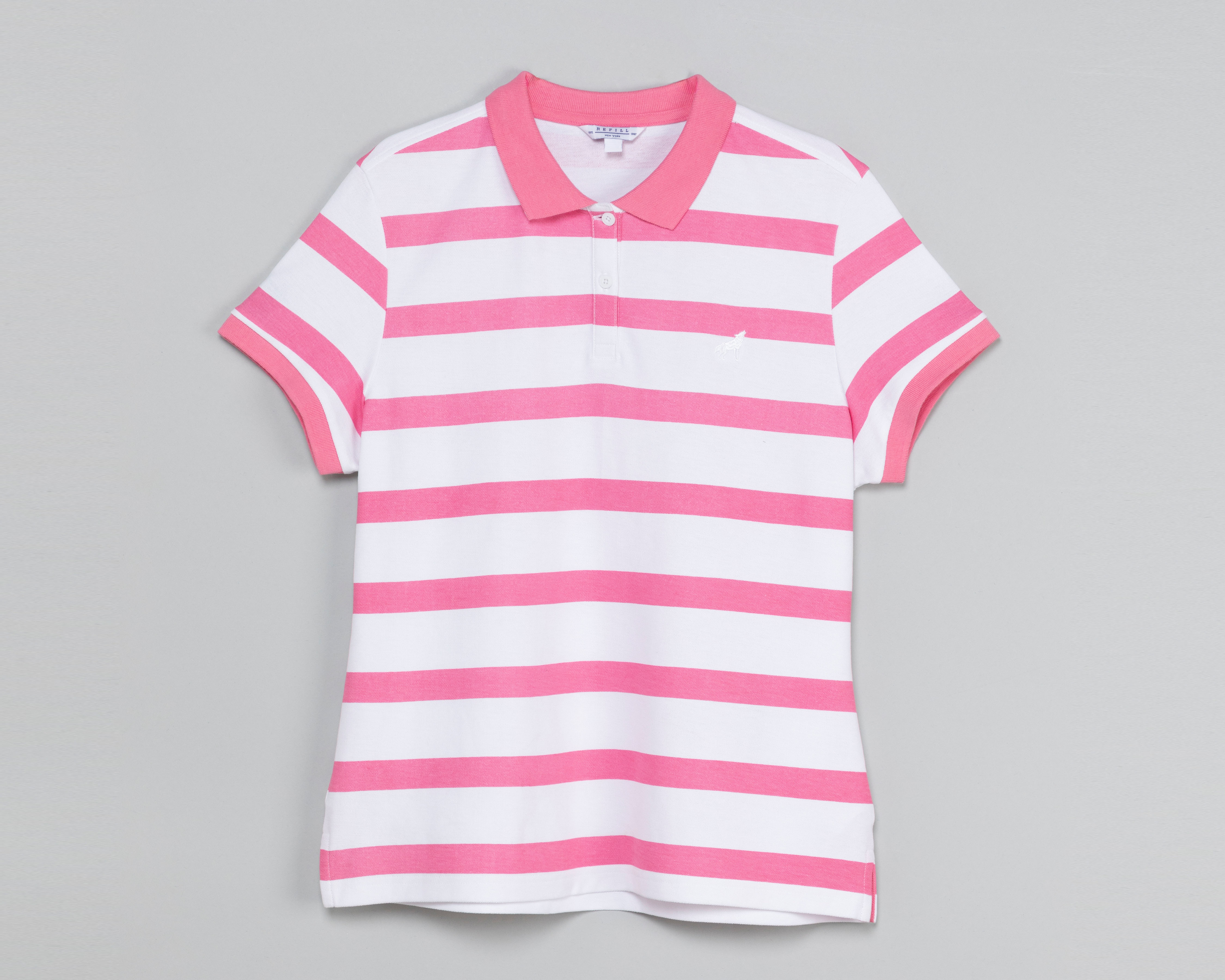 Foto 1 | Foto 1 | Playera Refill Manga Corta con Cuello Polo