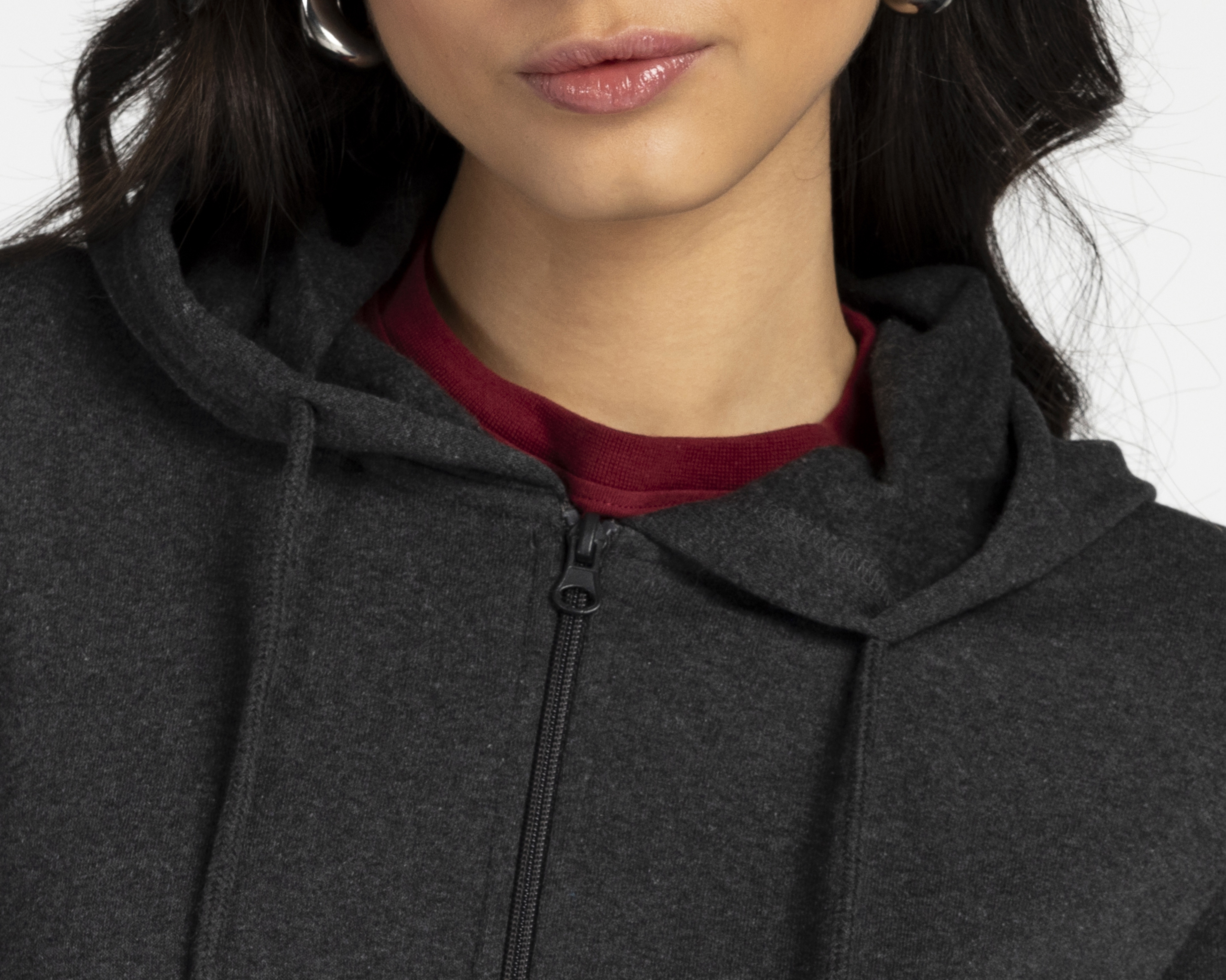 Foto 8 pulgar | Foto 7 | Sudadera de Algodón Gris Refill para Mujer