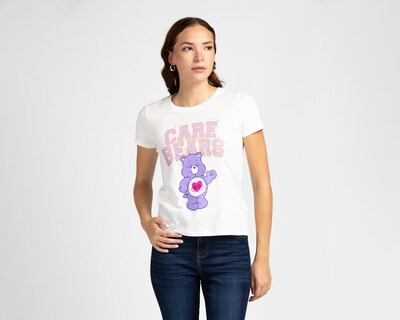 Foto 1 | Foto 1 | Playera Manga Corta Care Bears para Mujer