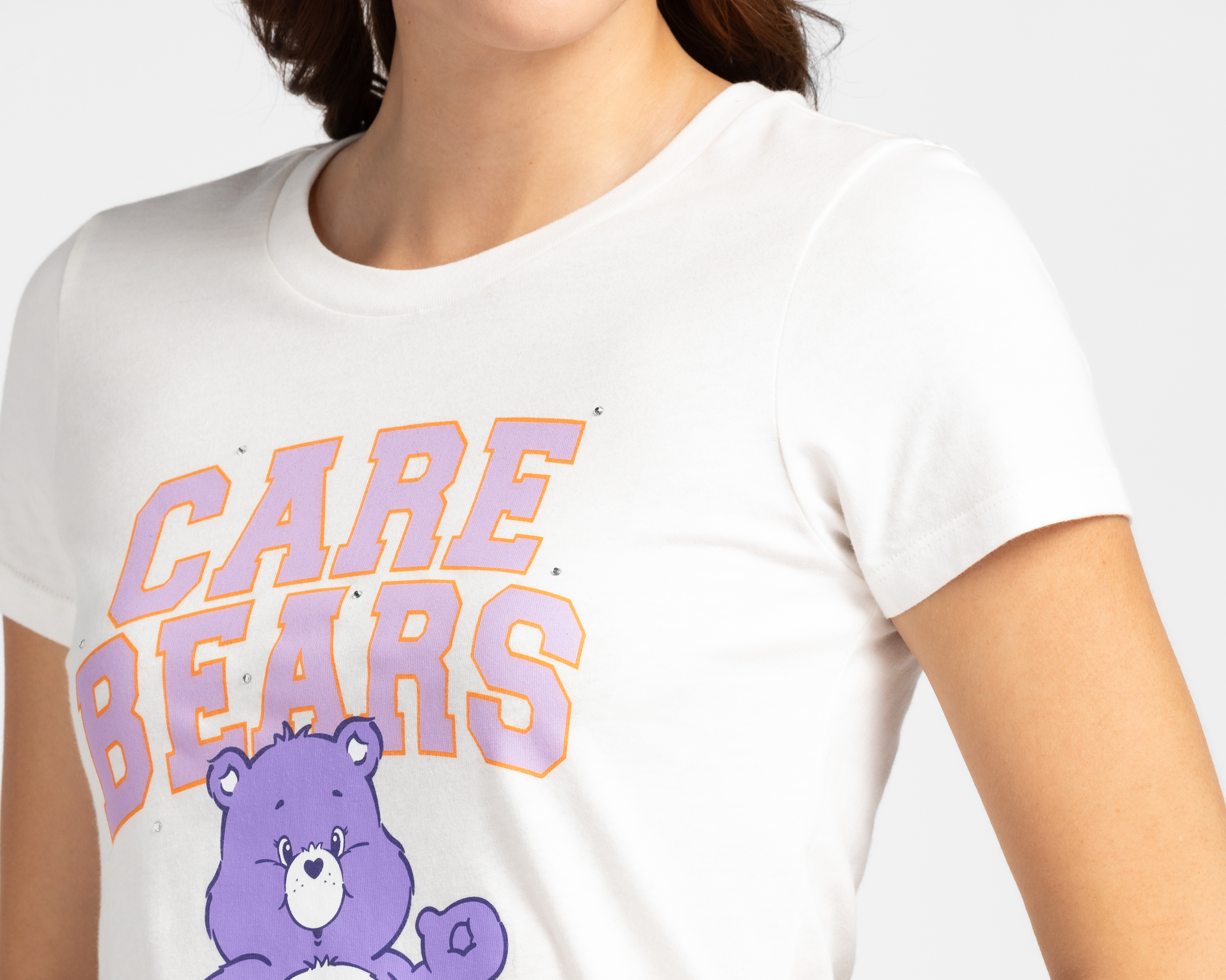Foto 4 pulgar | Foto 3 | Playera Manga Corta Care Bears para Mujer