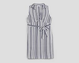 Vestido de Maternidad a Rayas Mamá Bella