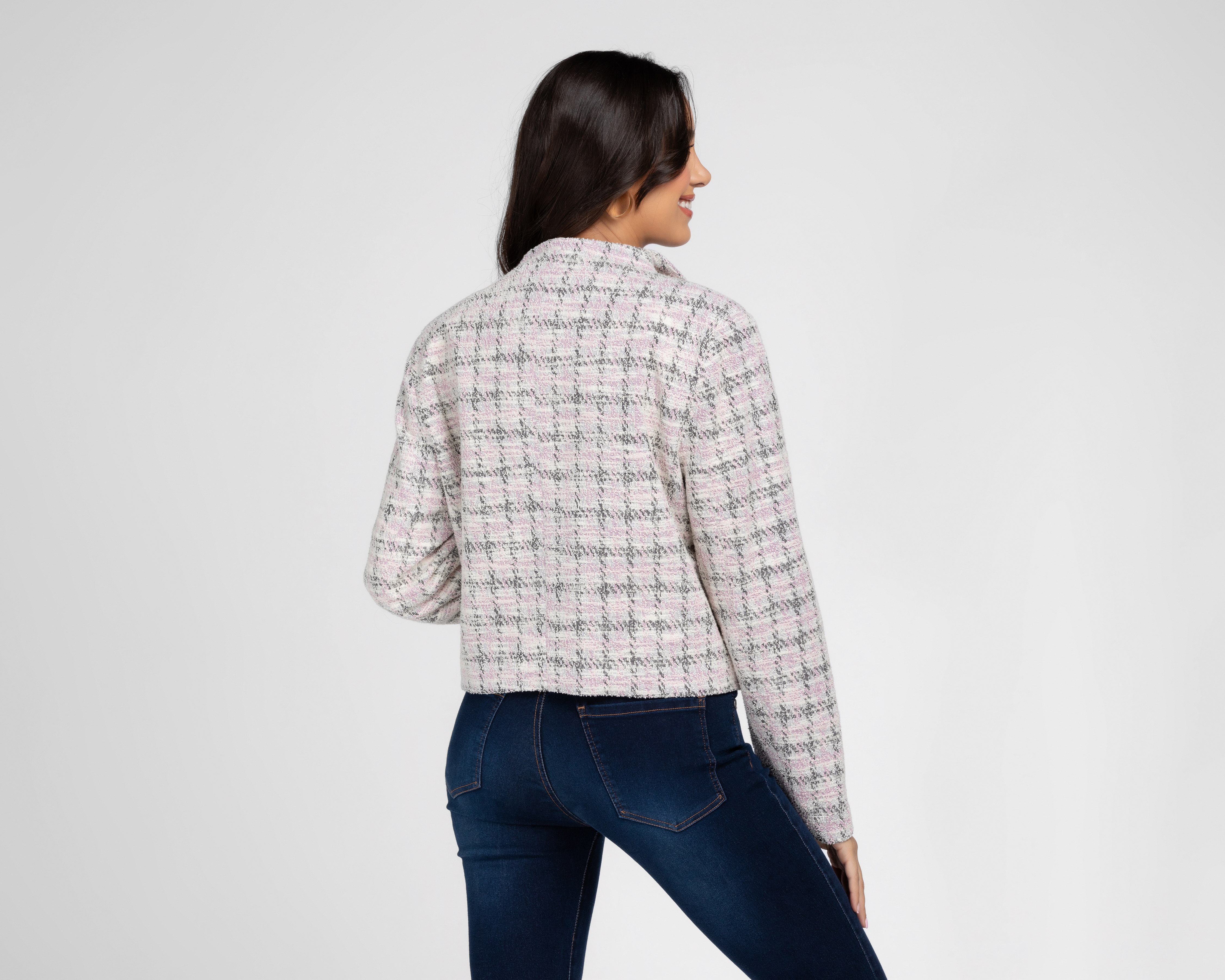 Foto 4 pulgar | Foto 3 | Saco con Solapa Sahara para Mujer
