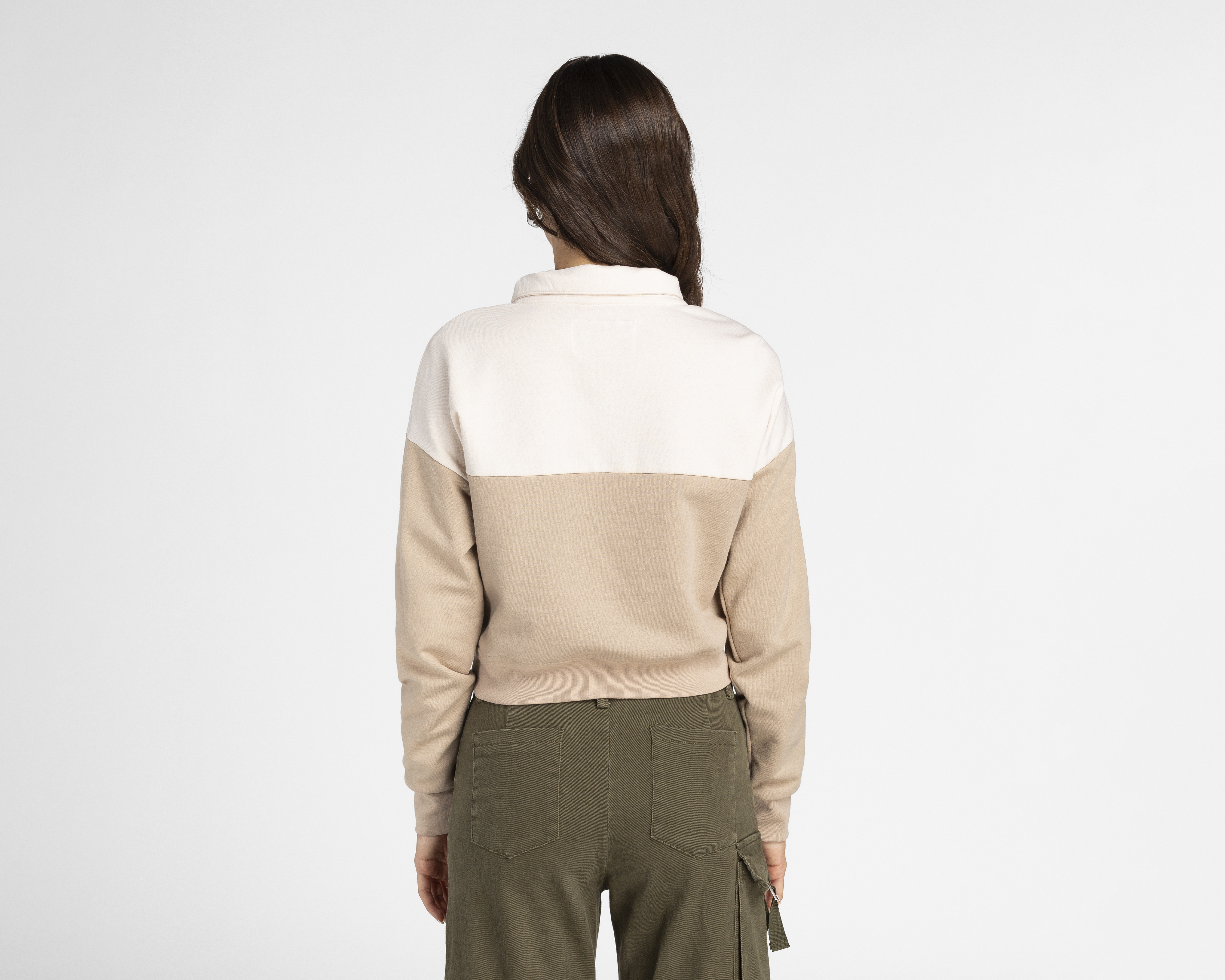 Foto 4 pulgar | Foto 3 | Sudadera Cuello Alto Refill para Mujer