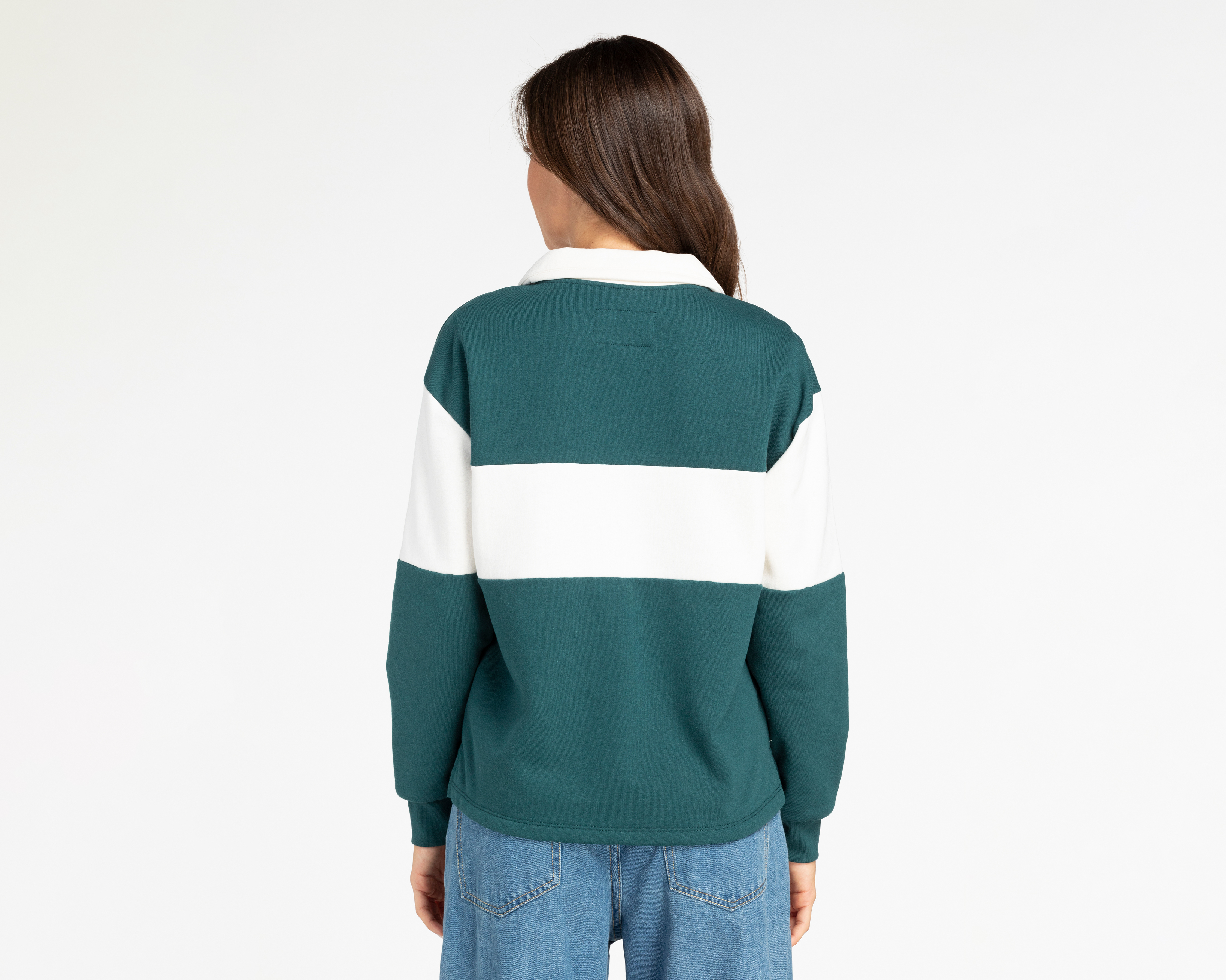 Foto 4 pulgar | Foto 3 | Sudadera con Cuello Polo Refill para Mujer