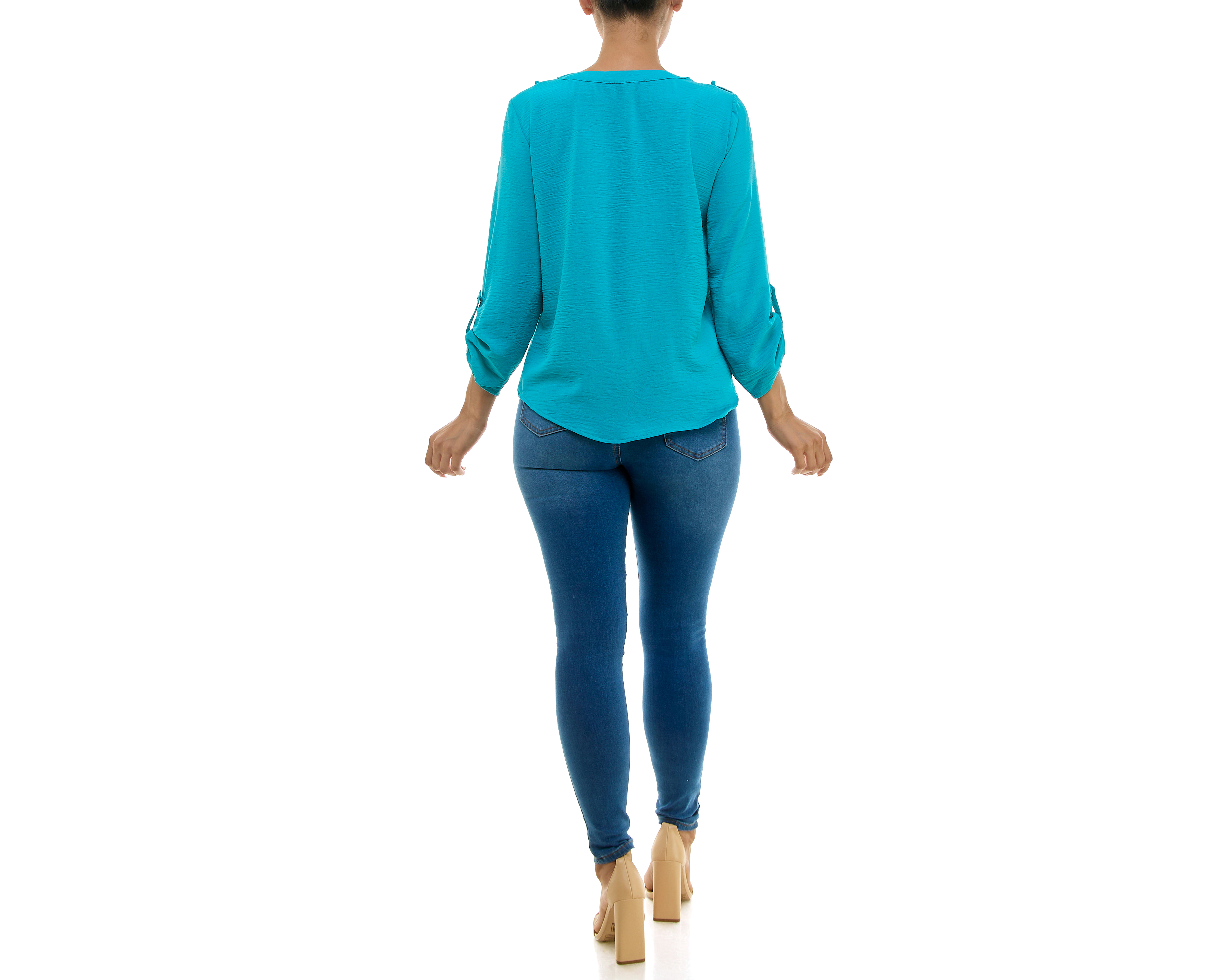 Foto 2 | Foto 2 | Blusa Adrienne Vittadini con Bolsillos Manga Larga