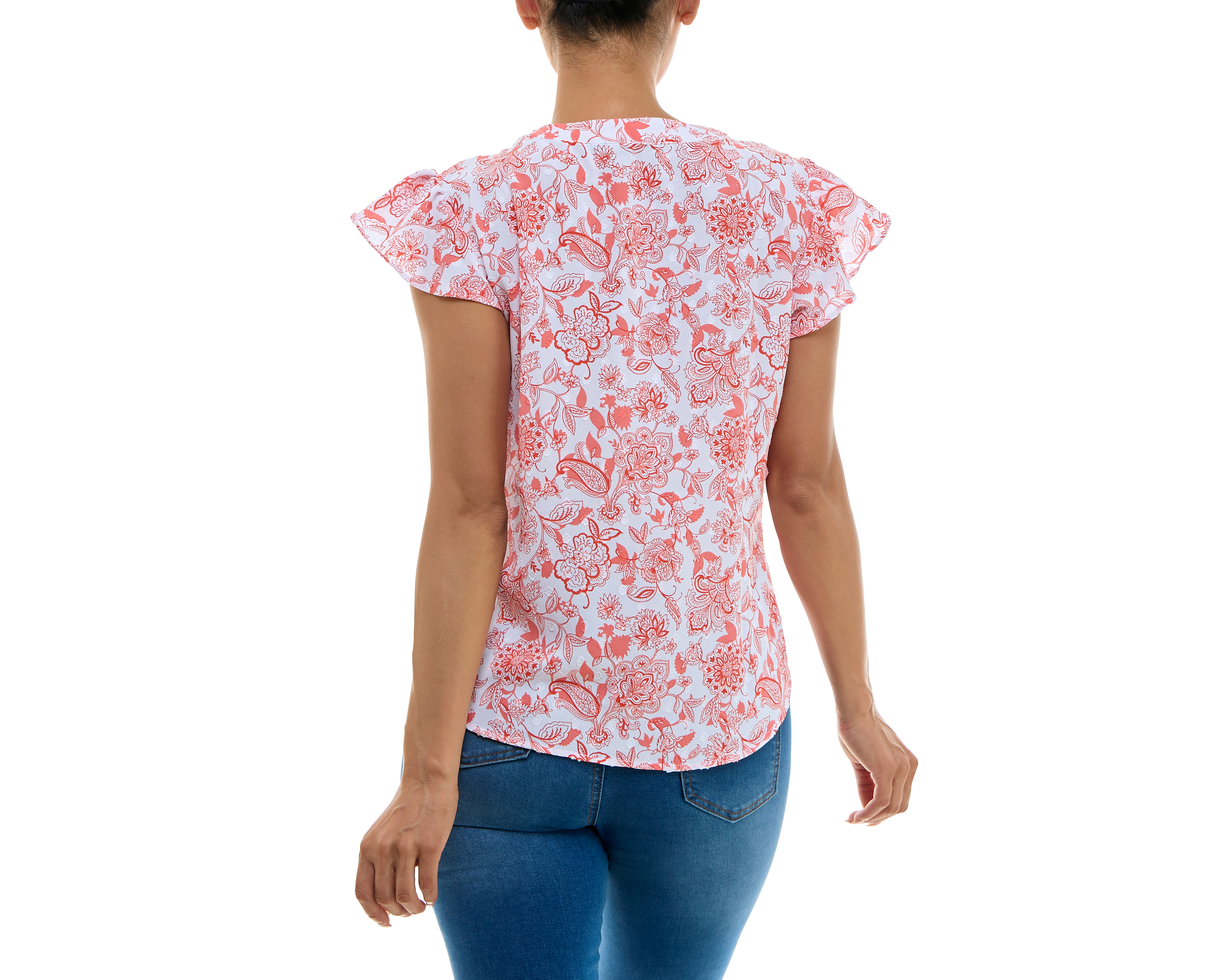 Foto 5 pulgar | Foto 4 | Blusa Adrienne Vittadini con Moño Manga Corta