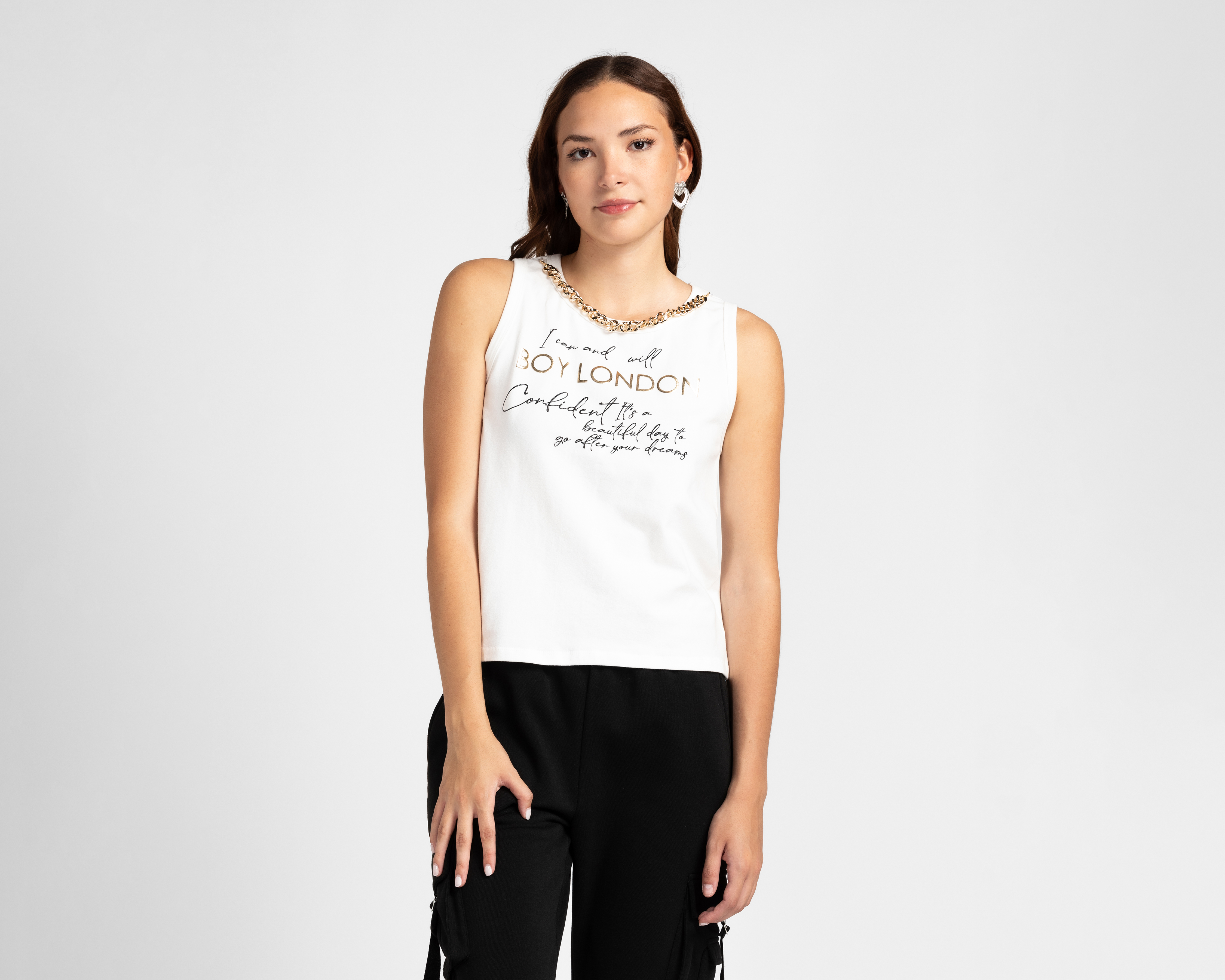 Playera Boy London Estampada para Mujer