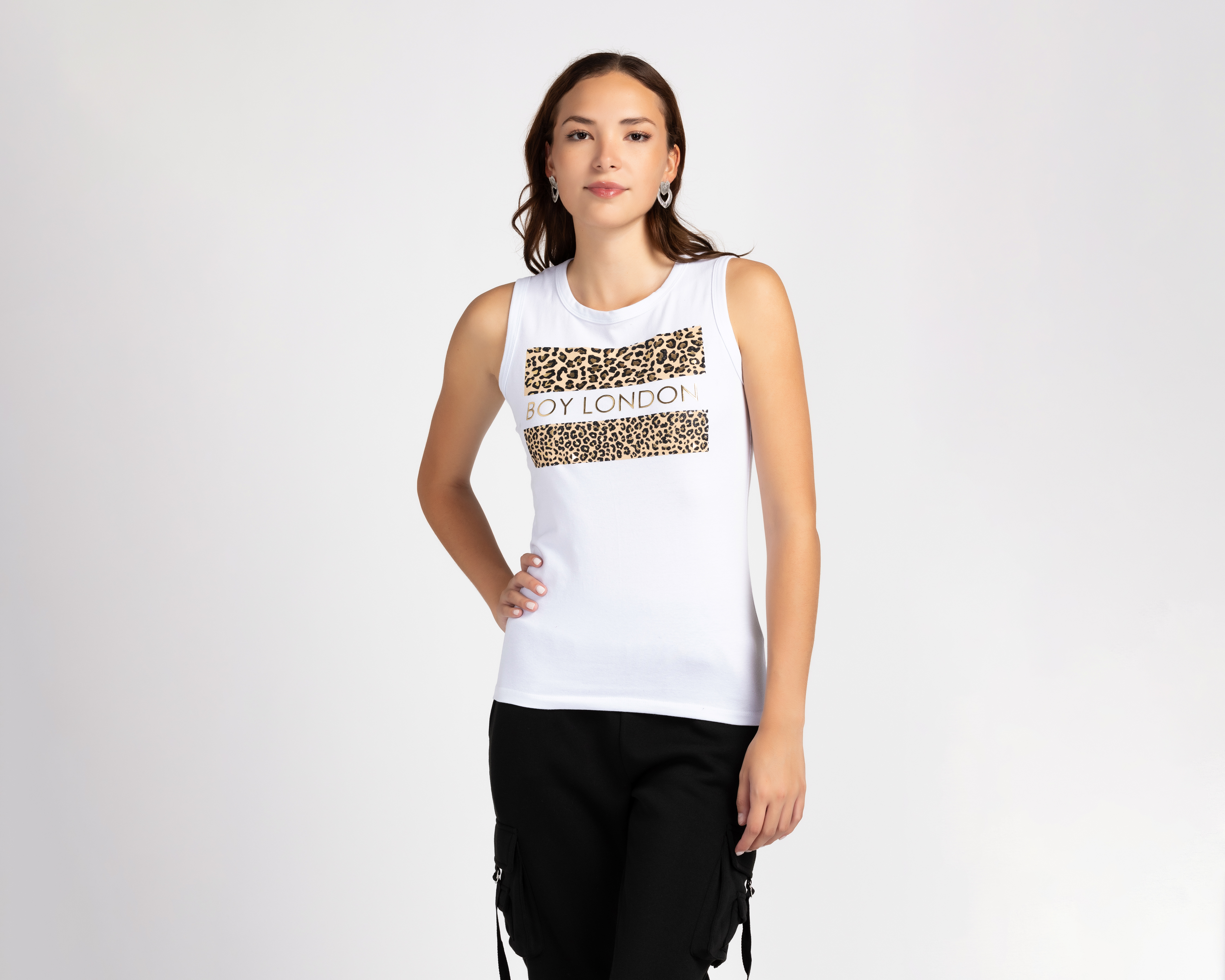 Playera Boy London sin Mangas para Mujer