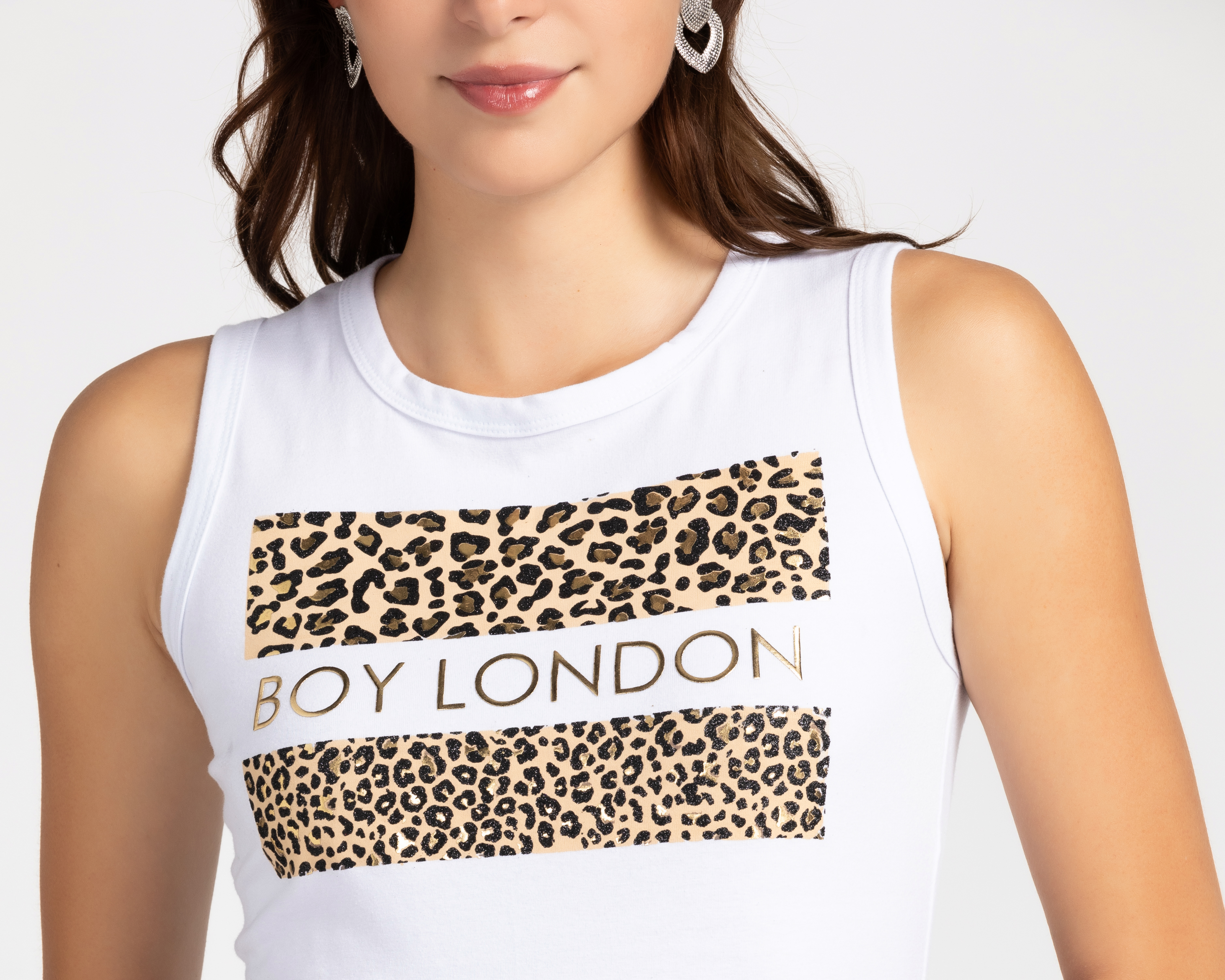 Foto 5 pulgar | Foto 4 | Playera Boy London sin Mangas para Mujer