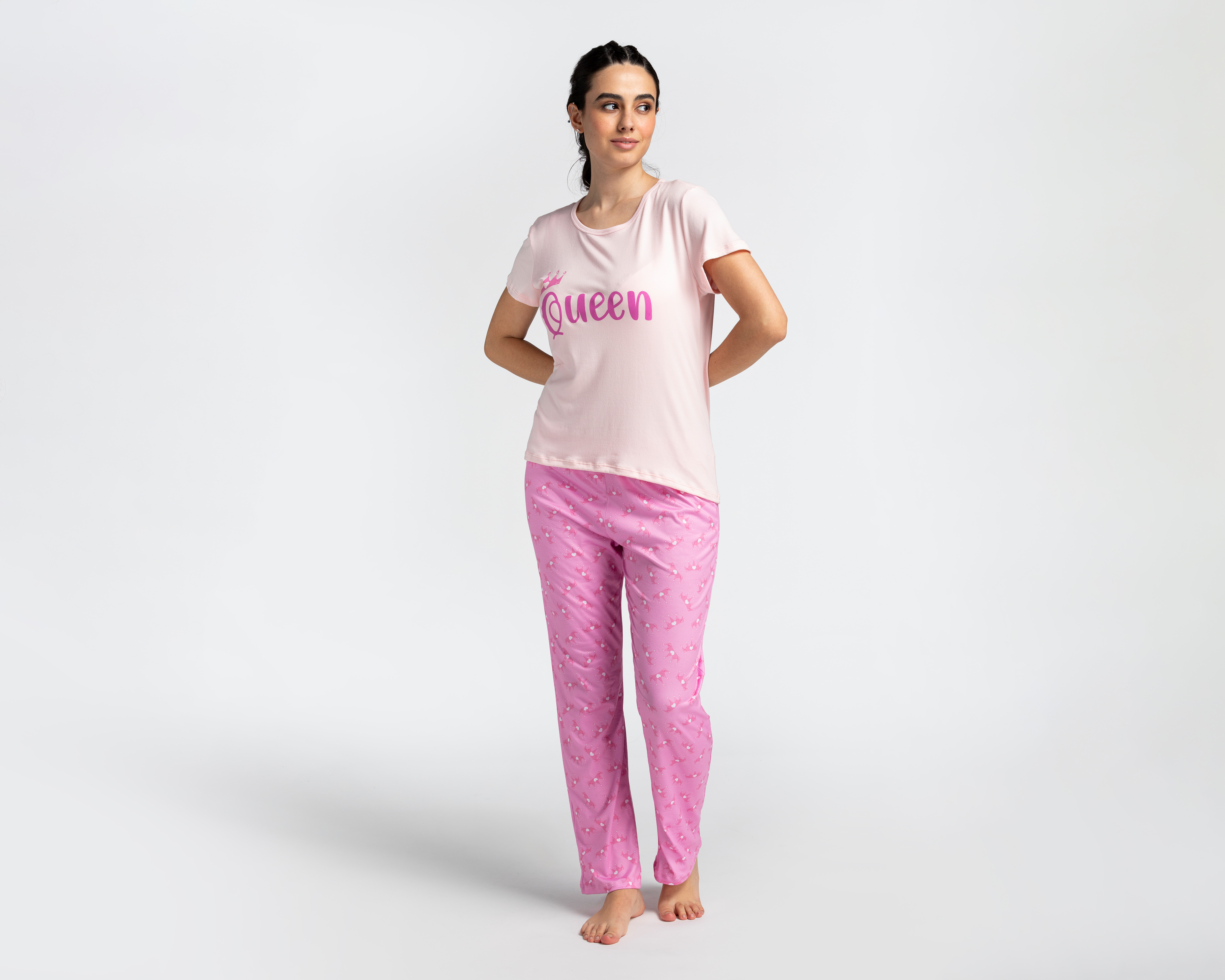 Foto 2 pulgar | Foto 1 | Pijama Activa Estampada para Mujer