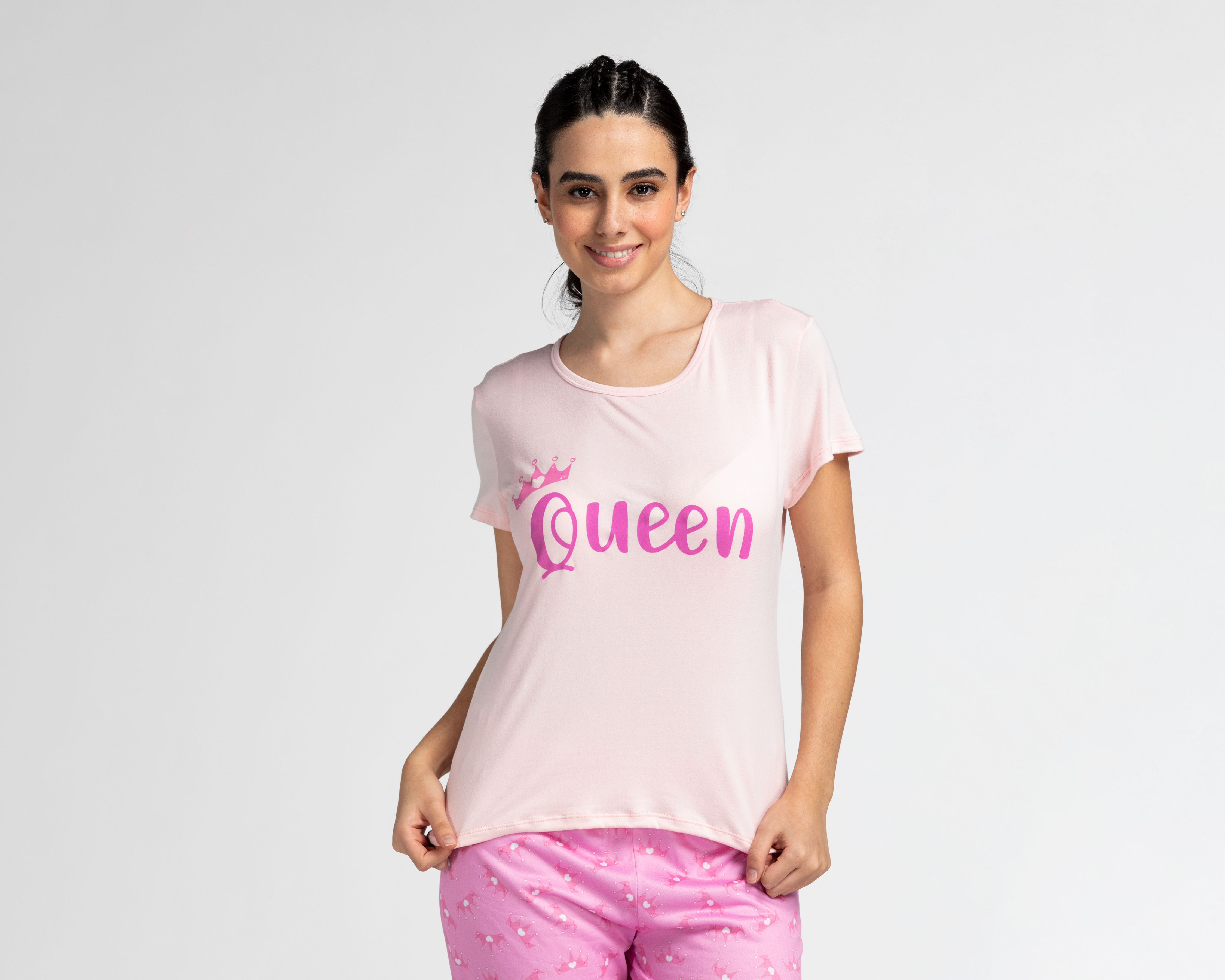 Foto 4 pulgar | Foto 3 | Pijama Activa Estampada para Mujer