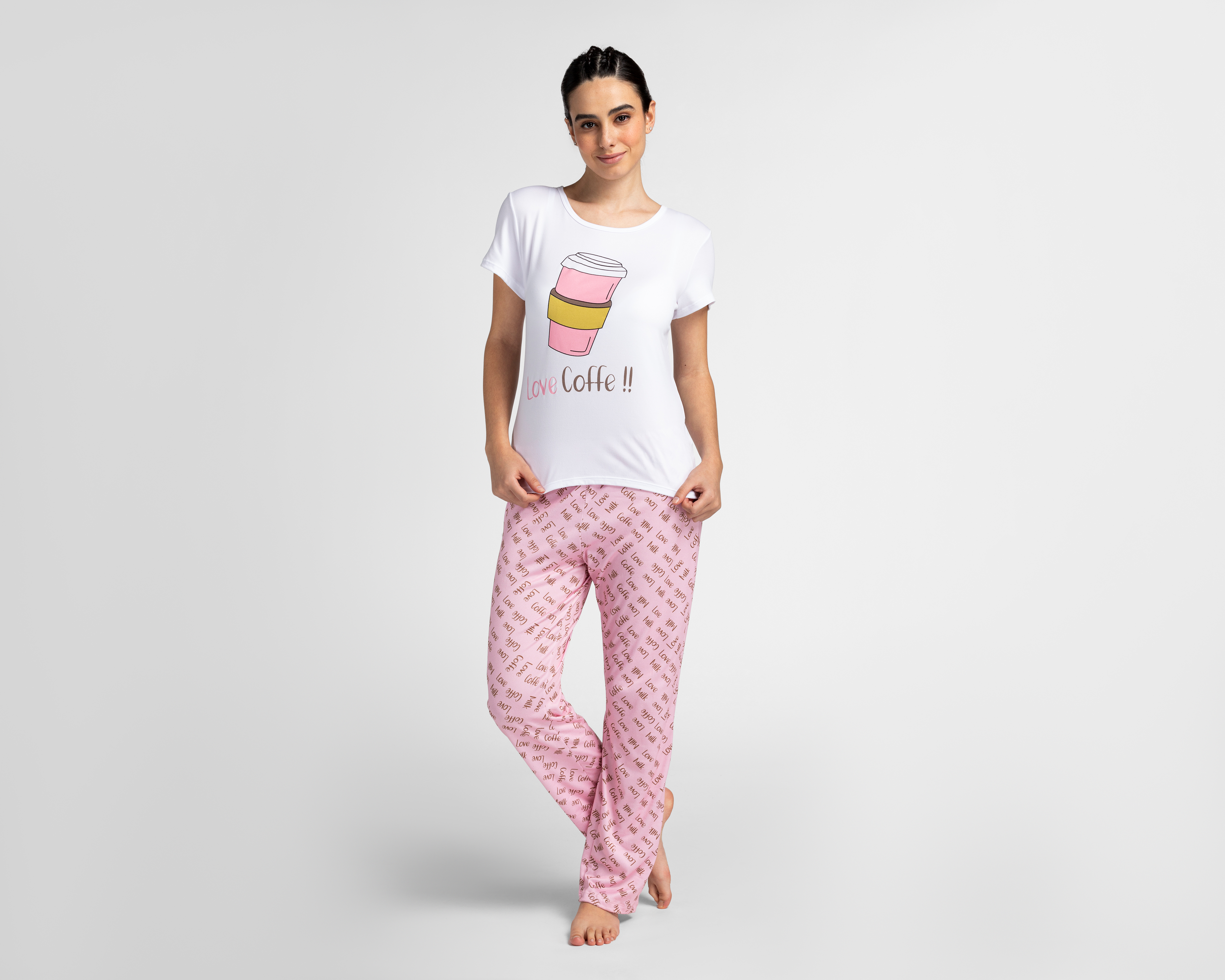 Foto 2 pulgar | Foto 1 | Pijama Activa Estampada para Mujer