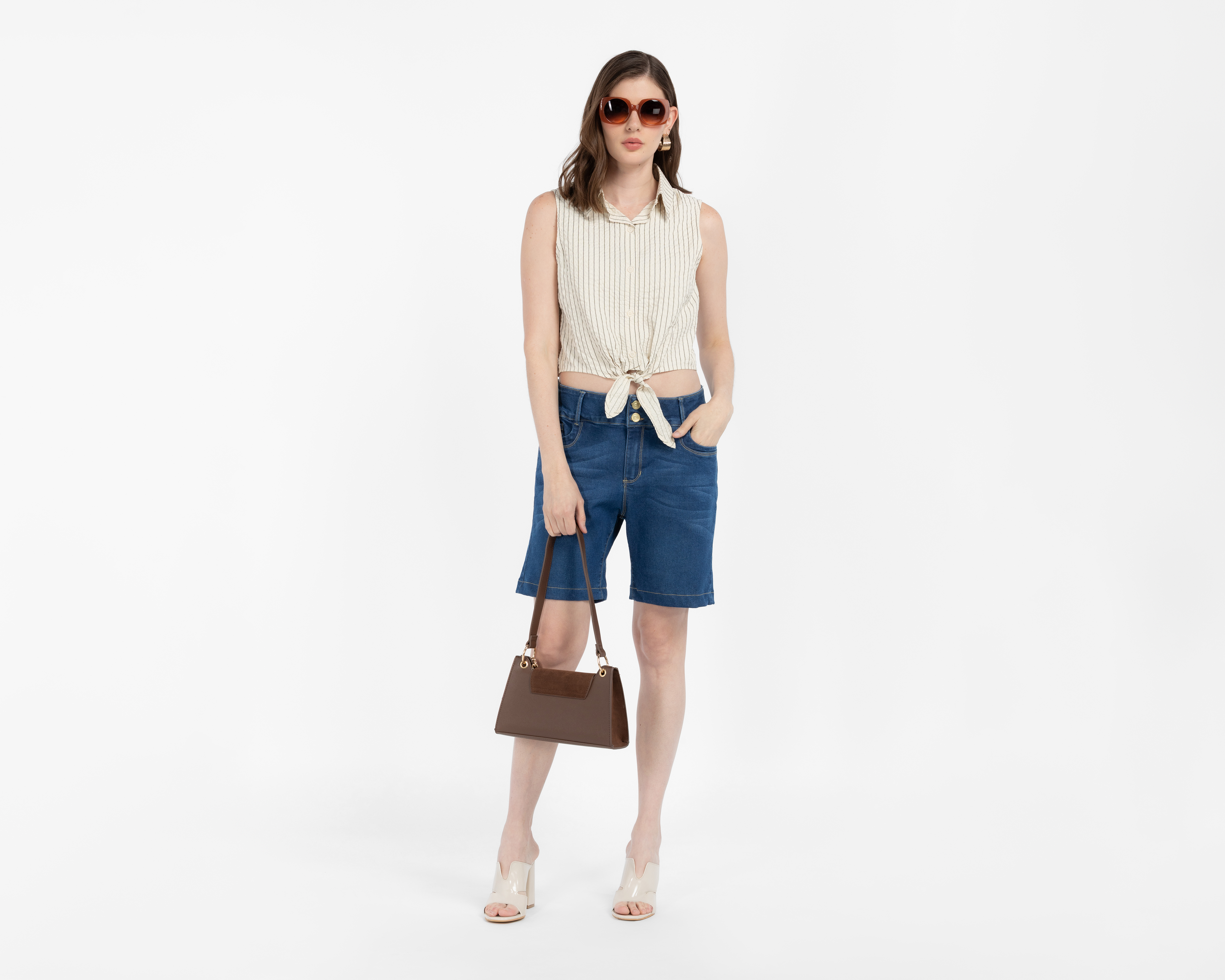 Foto 3 pulgar | Foto 2 | Blusa sin Mangas Sahara para Mujer