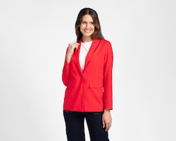 Blazer Rojo Sahara para Mujer