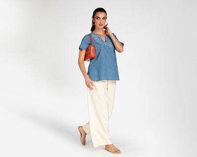 Foto 2 | Foto 2 | Blusa Lady Sun Azul para Mujer
