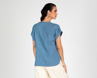 Foto 3 | Foto 3 | Blusa Lady Sun Azul para Mujer