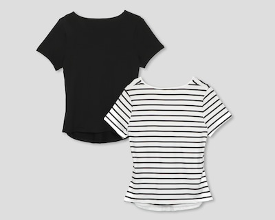 Foto 2 | Foto 2 | Playera de Maternidad Manga Corta Mamá Bella 2 Piezas