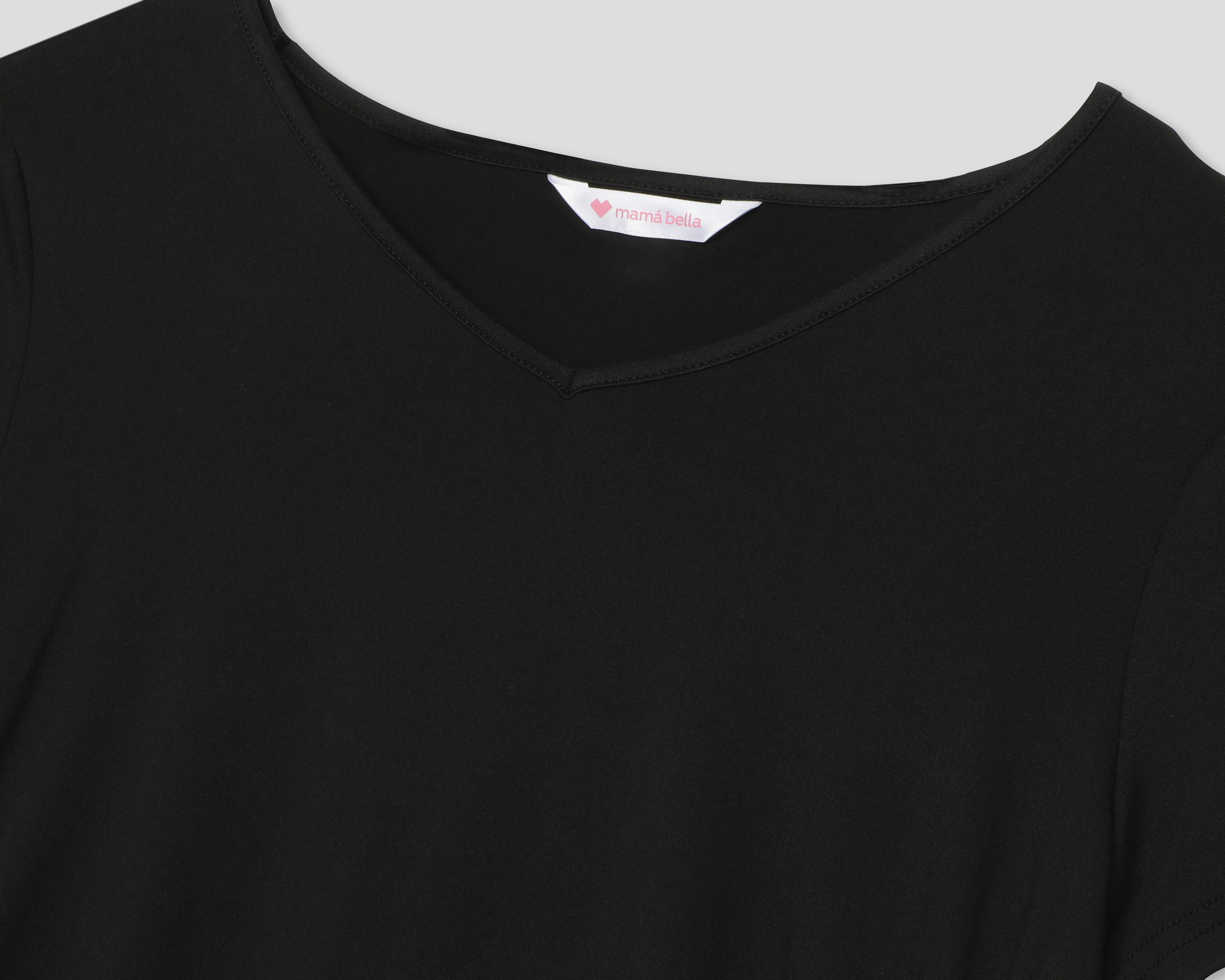 Foto 4 pulgar | Foto 3 | Playera de Maternidad Manga Corta Mamá Bella 2 Piezas