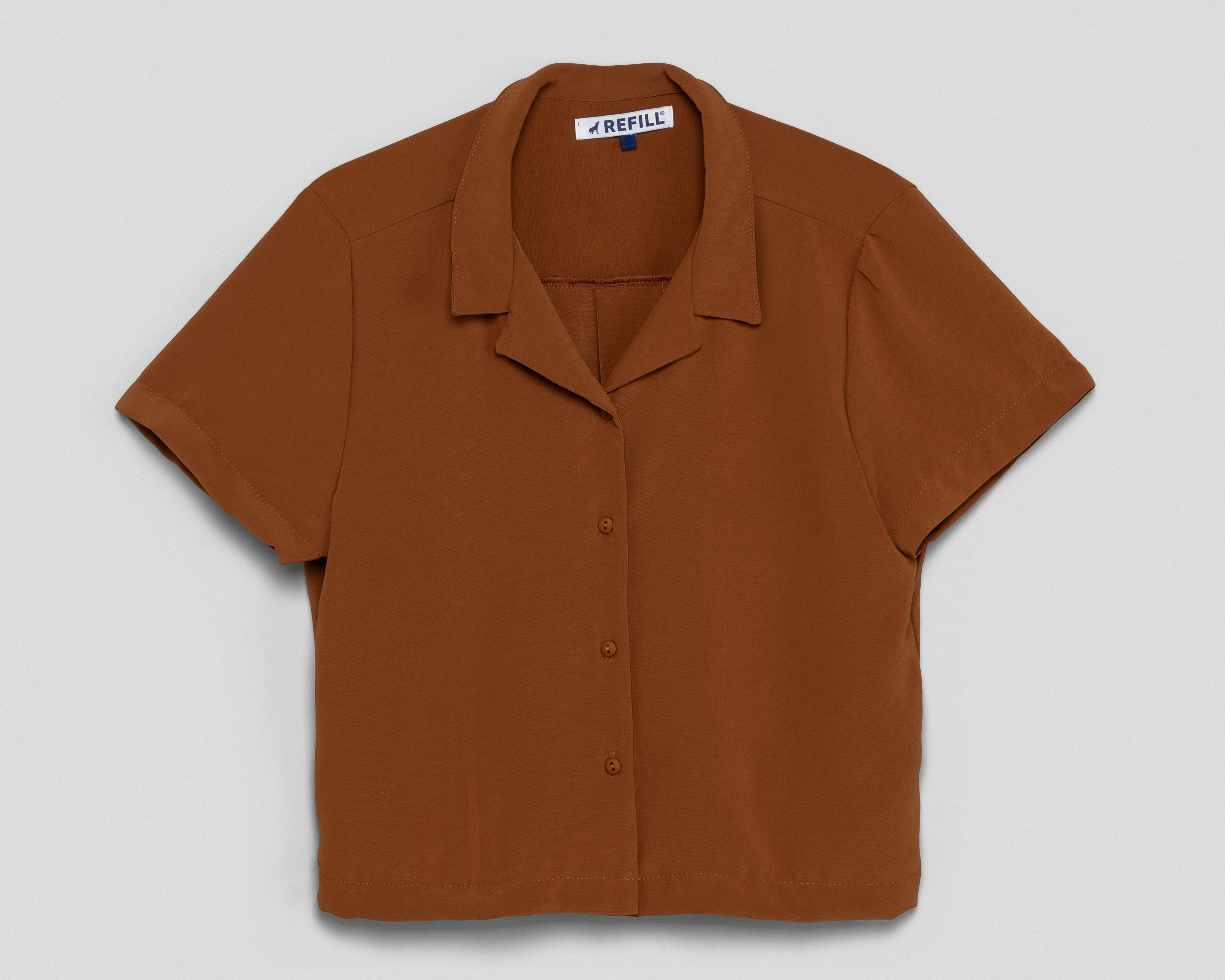 Foto 2 pulgar | Foto 1 | Blusa Cropped Refill para Mujer