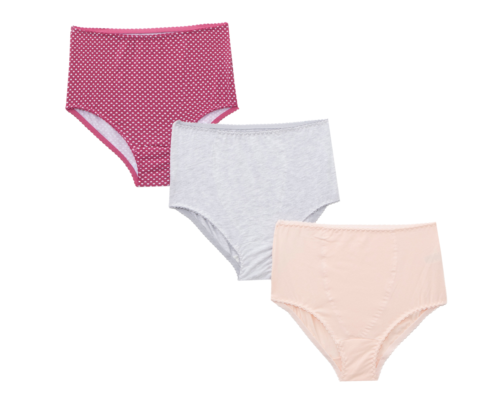 Foto 2 pulgar | Foto 1 | Pantaleta Estampada Emociones para Mujer 3 Piezas