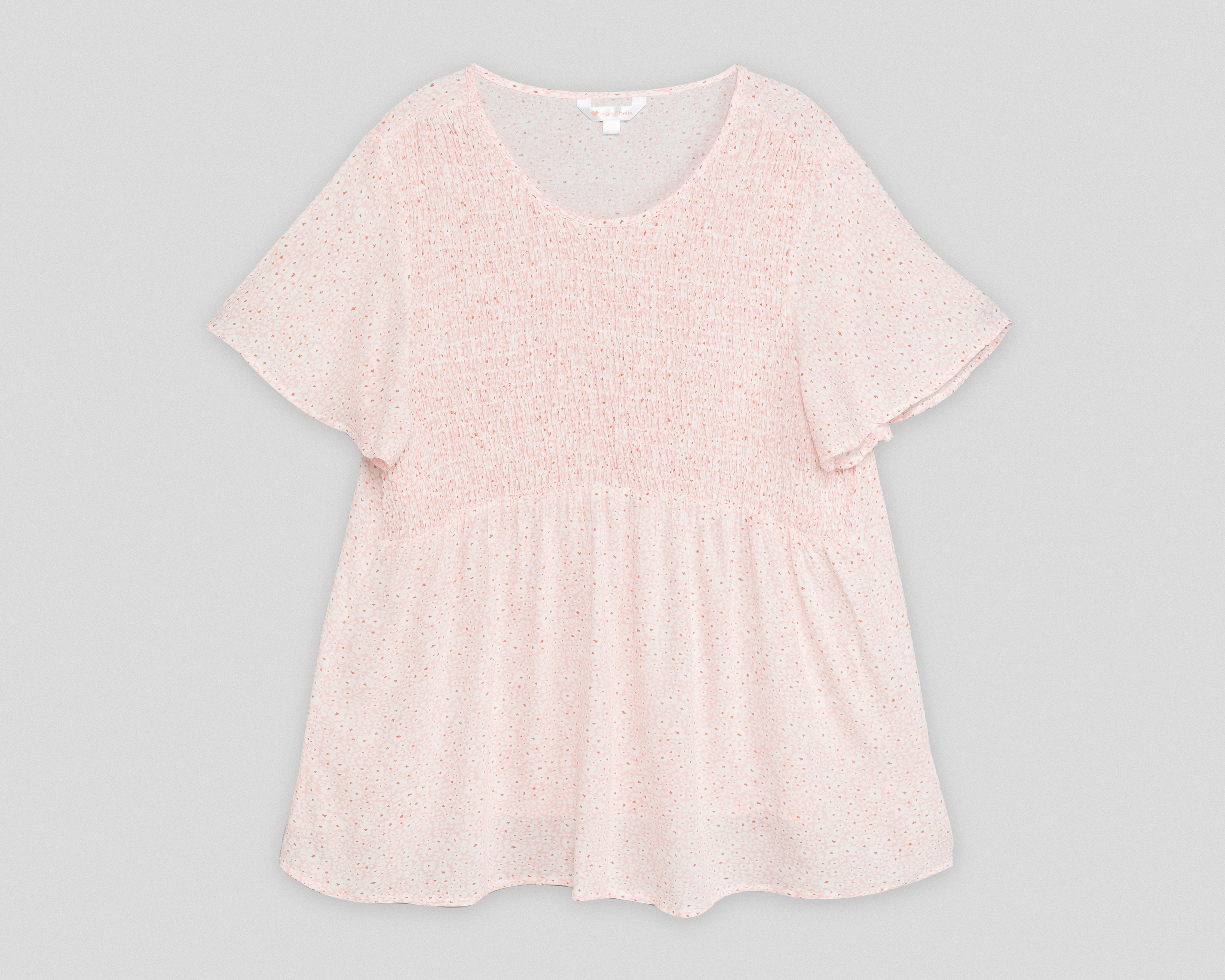 Blusa de Maternidad Manga Corta Mamá Bella