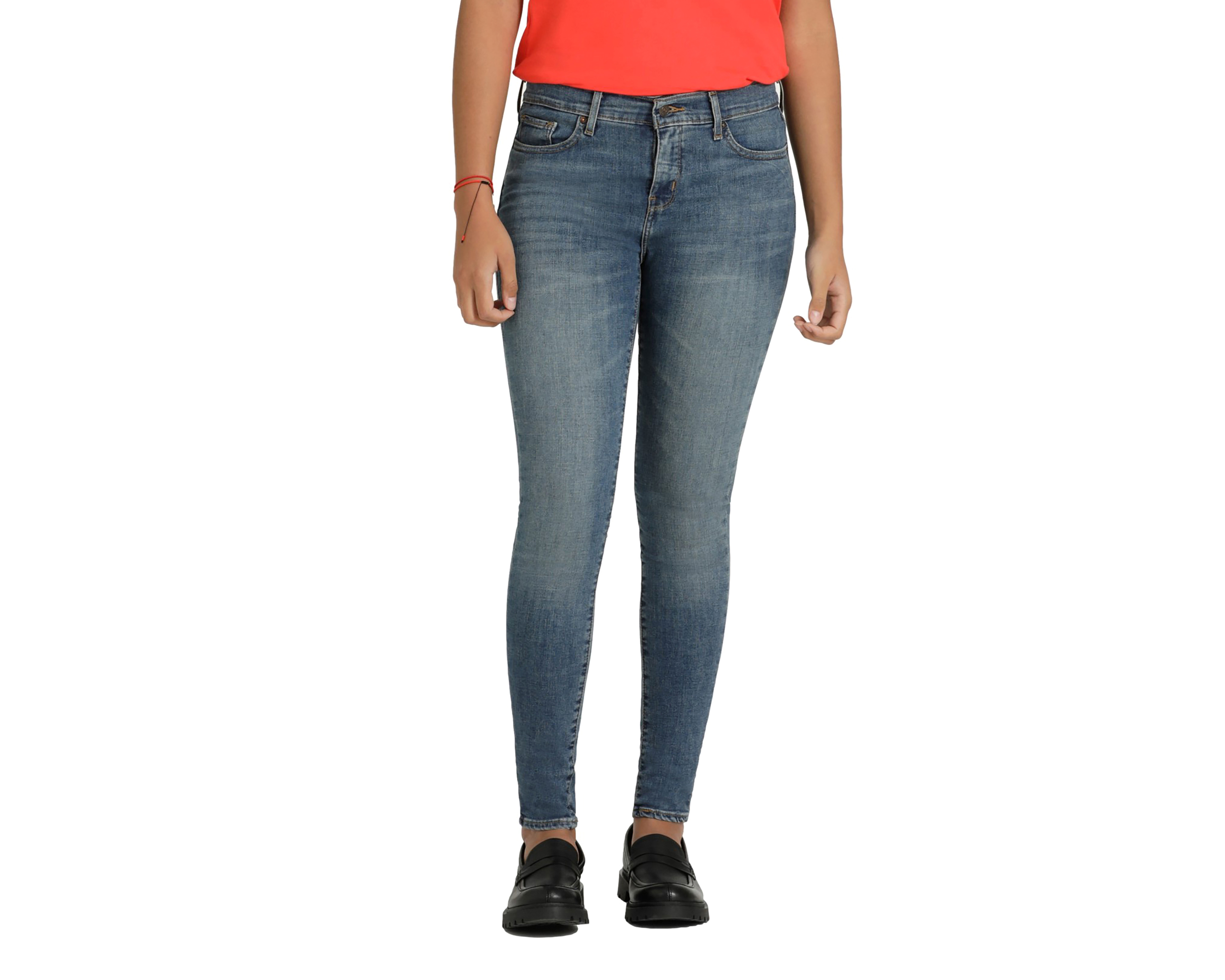 Foto 1 | Foto 1 | Jeans Levi's 310 Shapping Super Skinny Deslavados